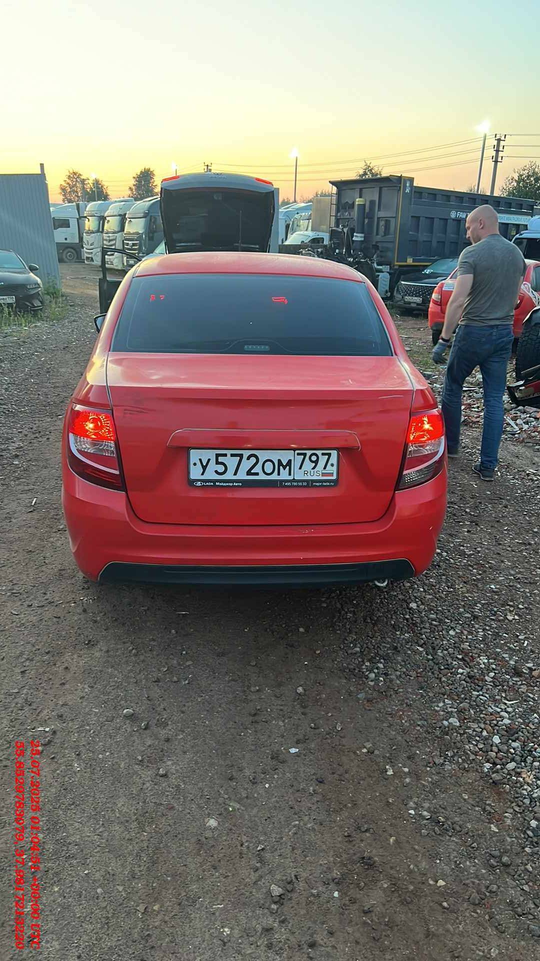 Lada Granta седан,  89 684 км, 2023 года в лизинг
