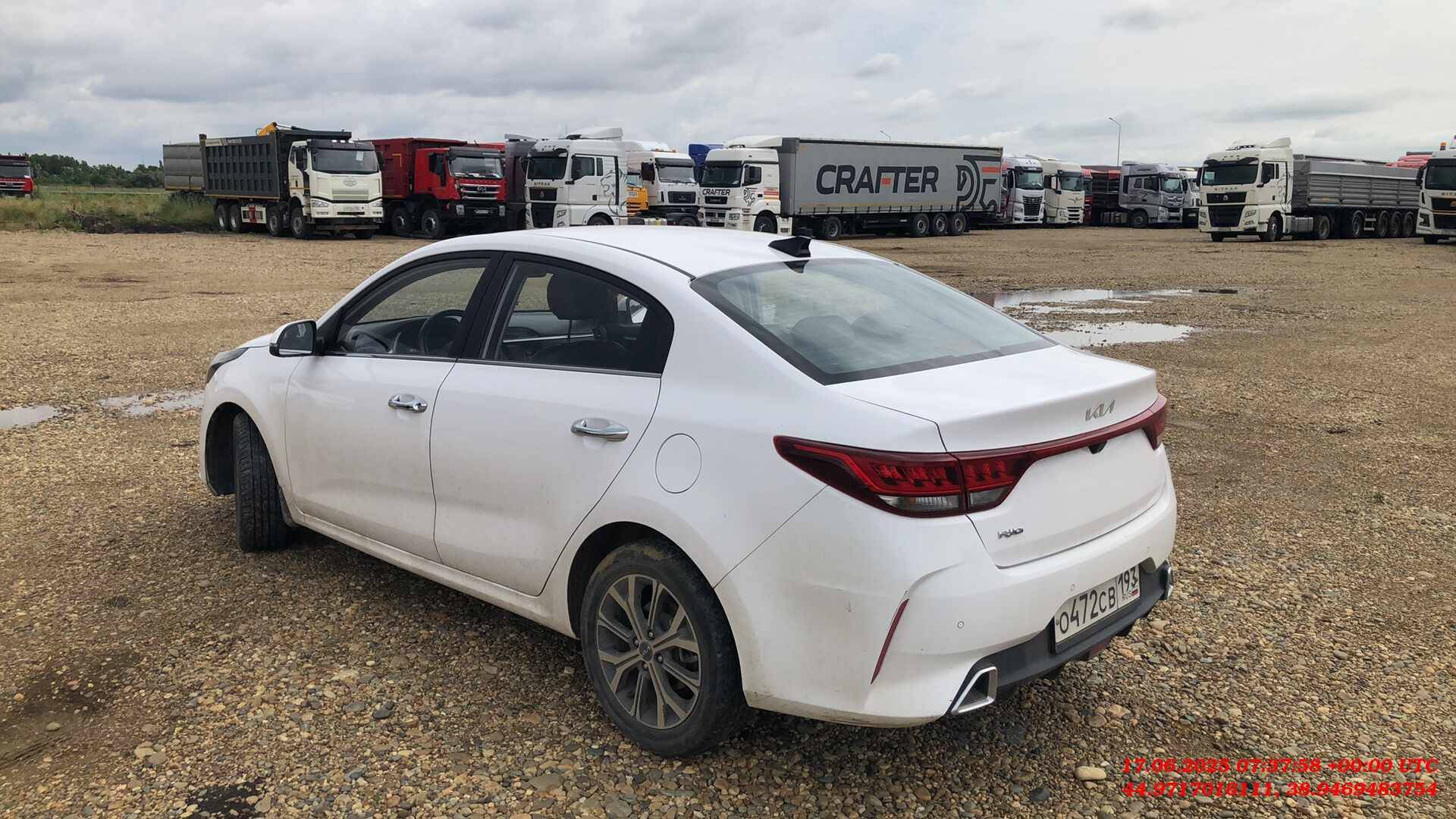 KIA Rio,  77 596 км, 2021 года в лизинг