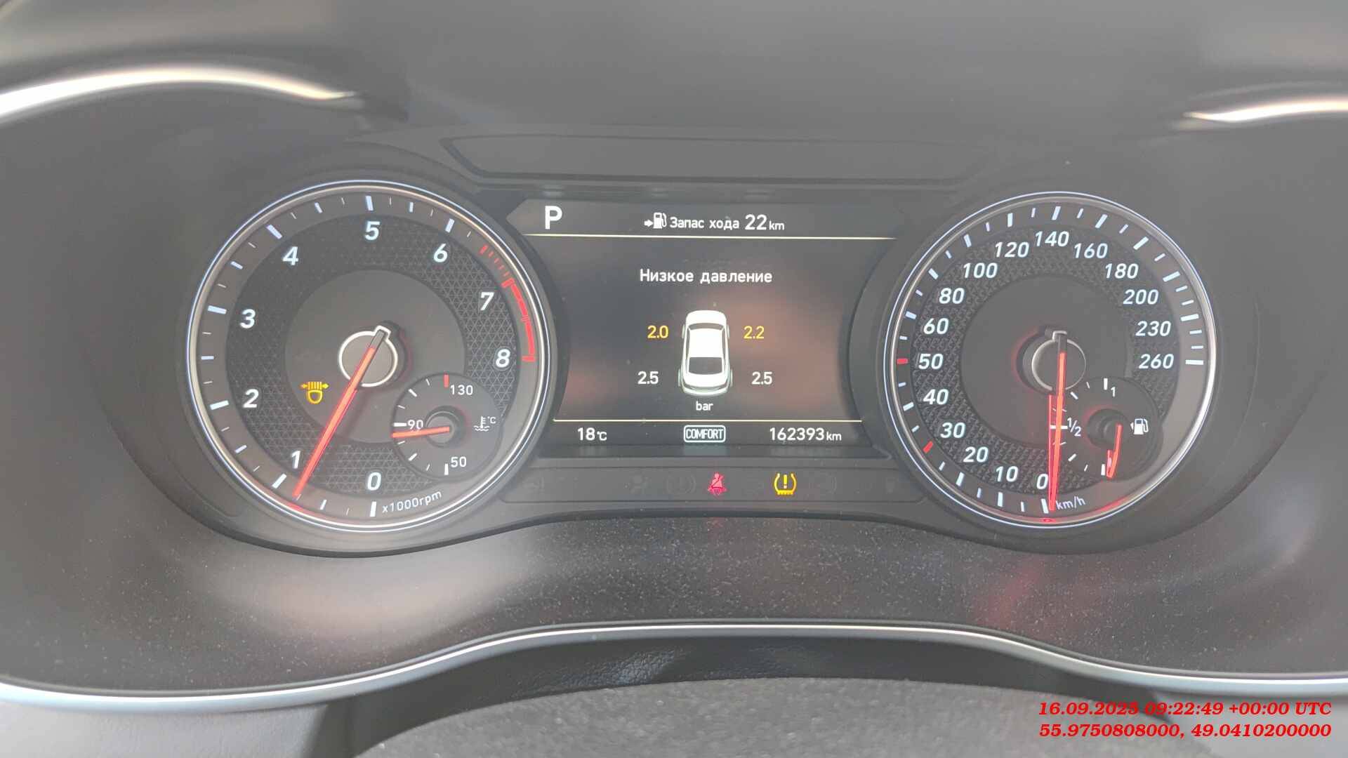 Genesis G70,  162 393 км, 2019 года