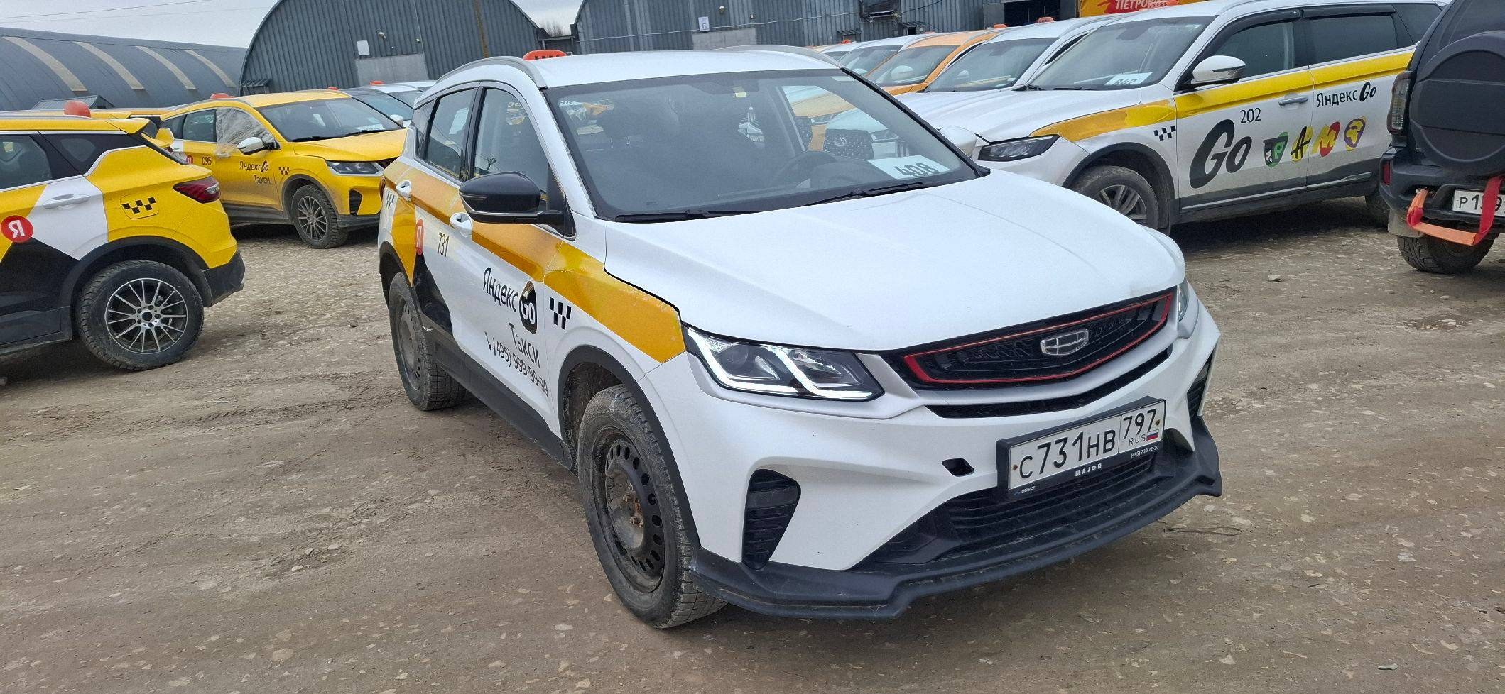 Geely Coolray,  180 000 км, 2023 года в лизинг