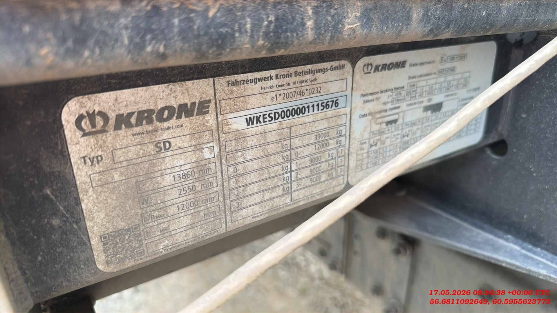 KRONE Шторный SD, 2024 года в лизинг