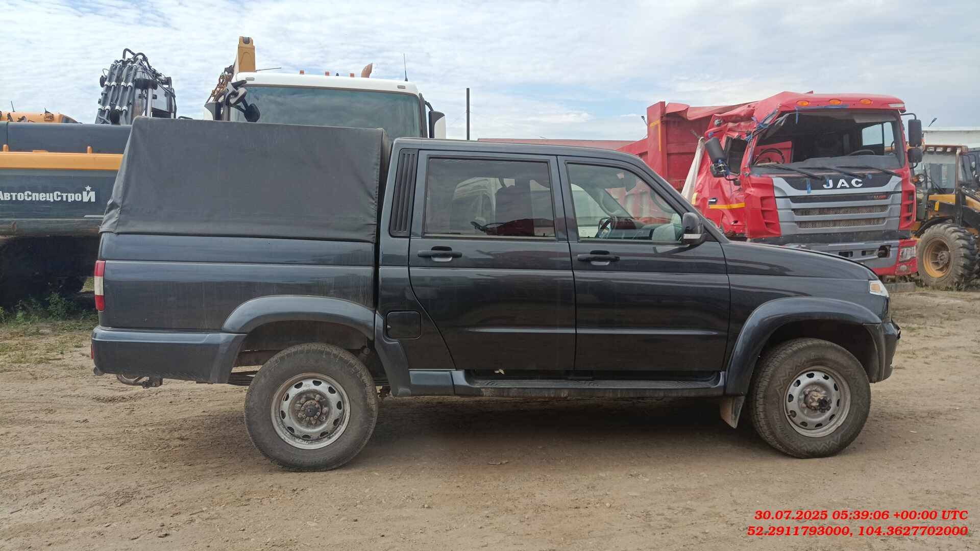 УАЗ Pickup,  85 491 км, 2023 года в лизинг