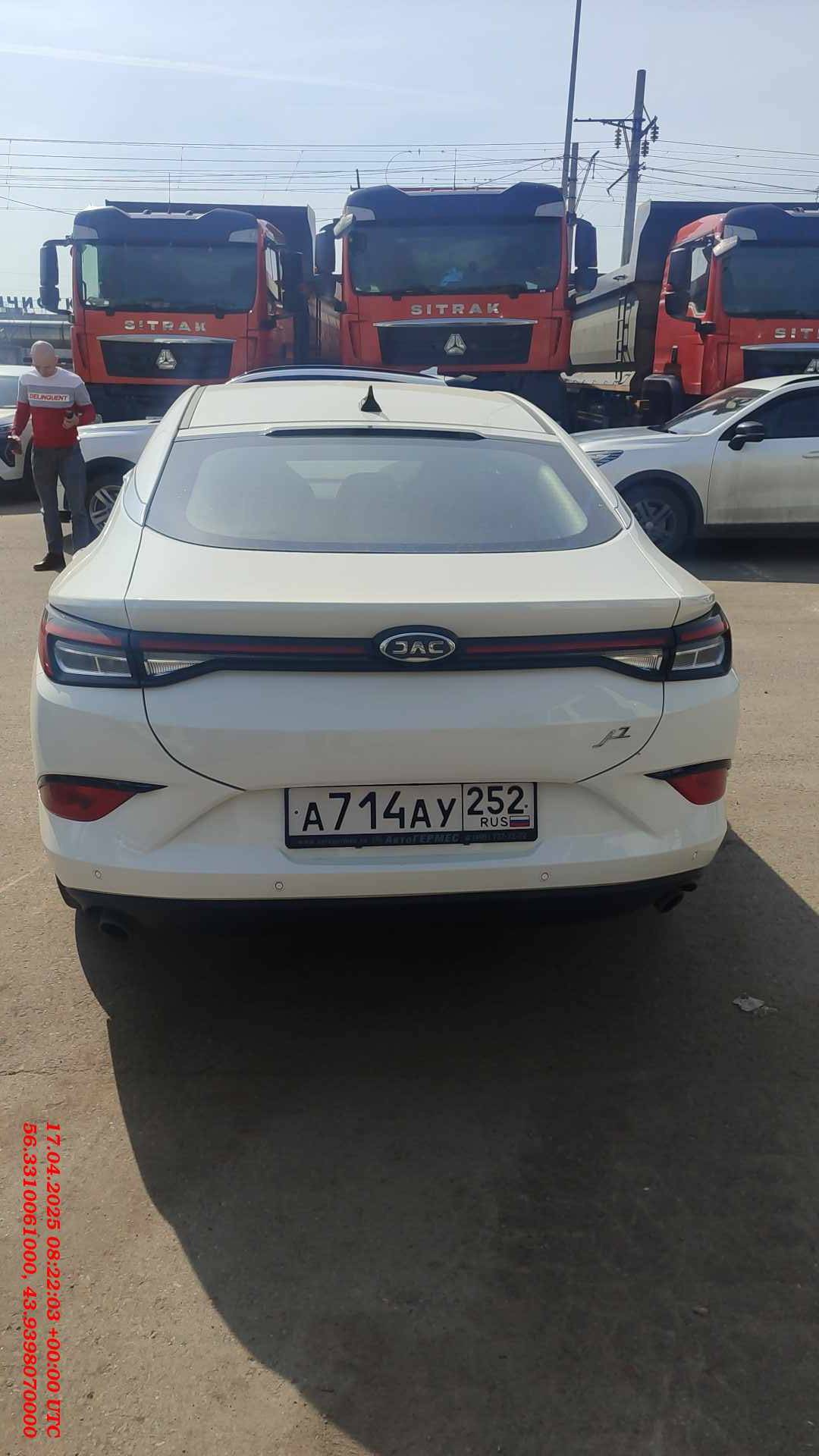 JAC J7,  87 603 км, 2023 года в лизинг