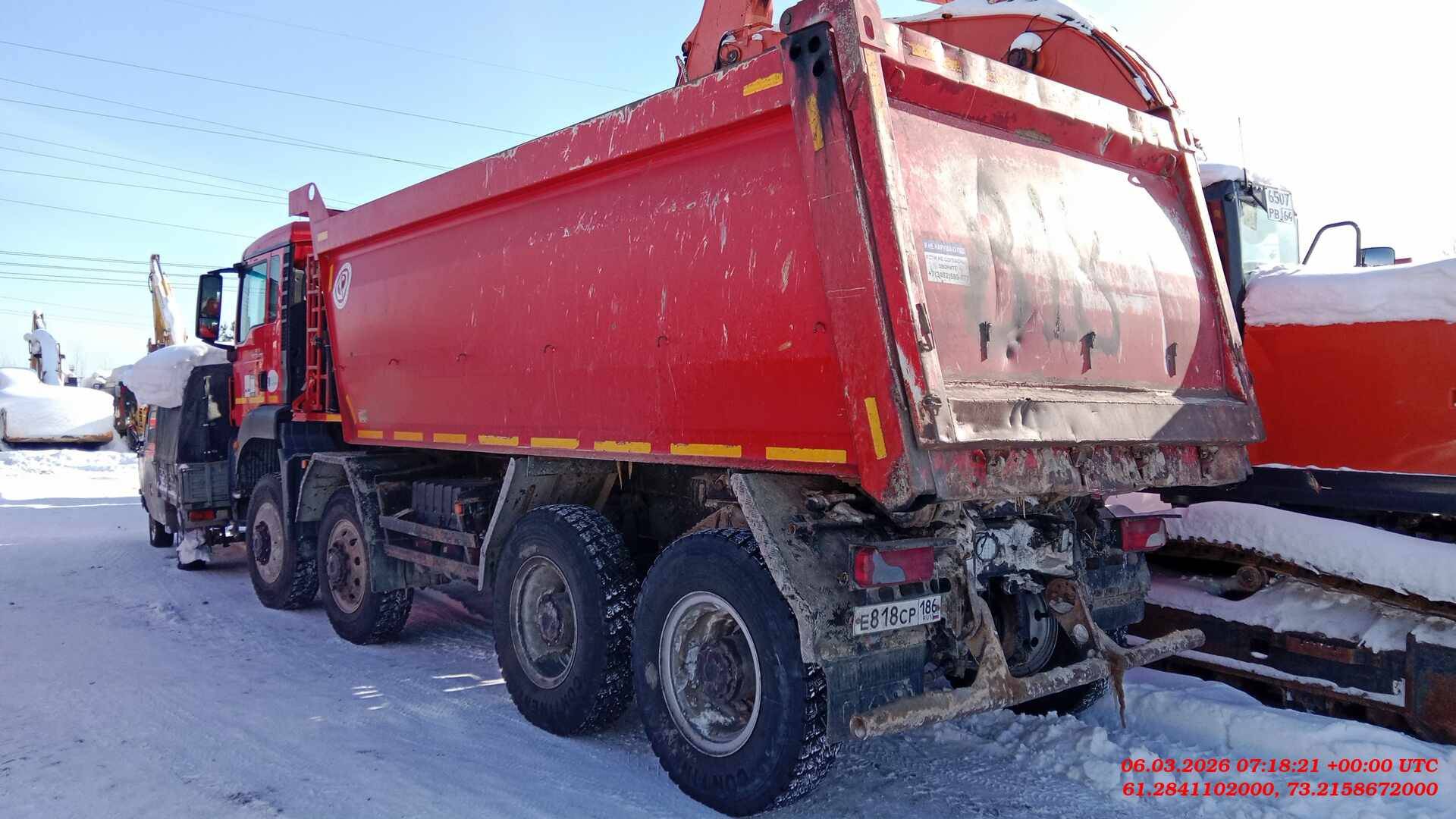 MAN TGS 41.480 8X8 BB-WW (M),  750 522 км, 2015 года в лизинг