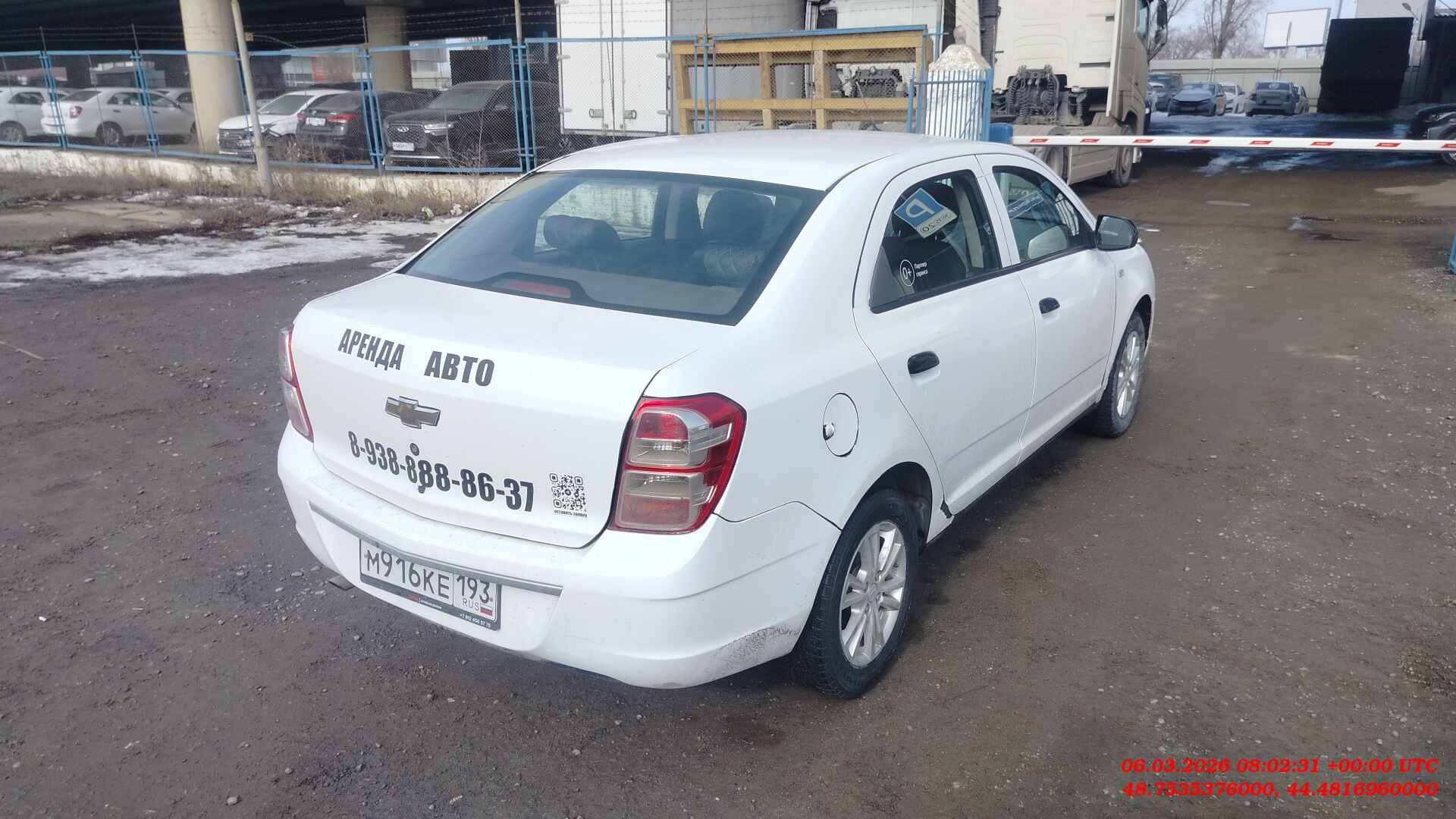 Chevrolet Cobalt,  69 273 км, 2023 года в лизинг
