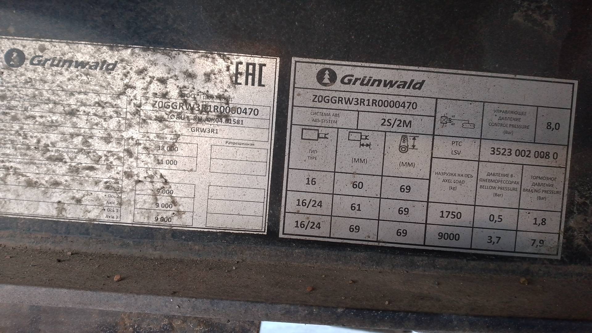 Grunwald GRW3R1, 2024 года в лизинг