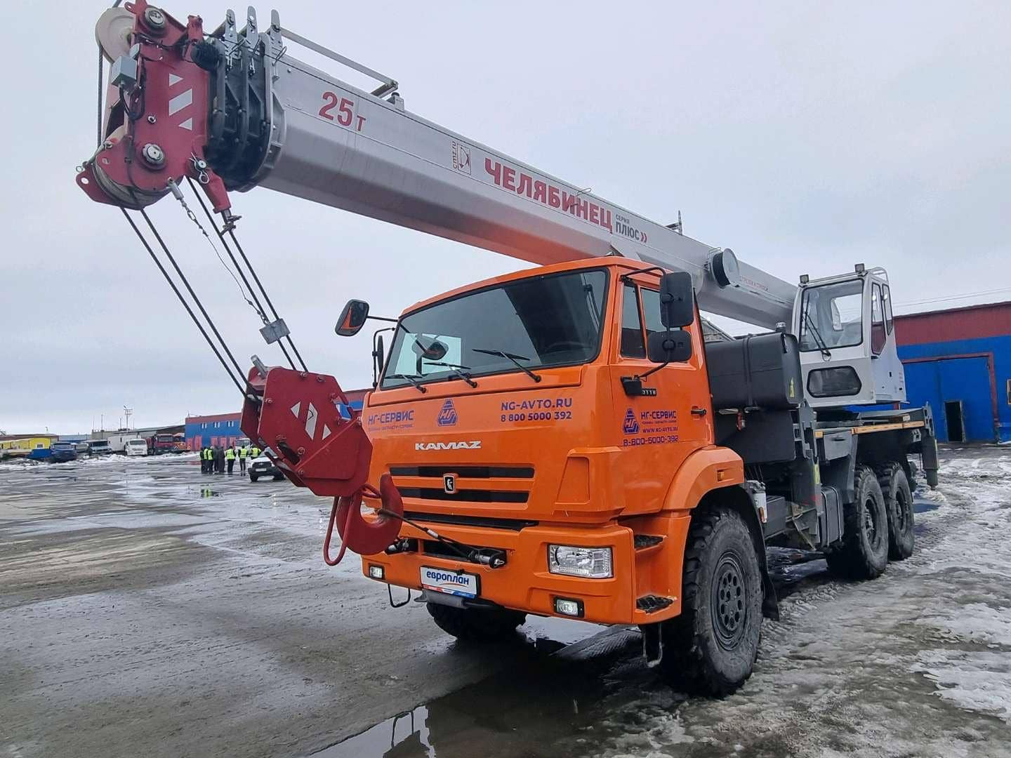 ЧЕЛЯБИНЕЦ КС-55732-24 КАМАЗ 43118 (6x6) г/п 25т. стрела 24м.