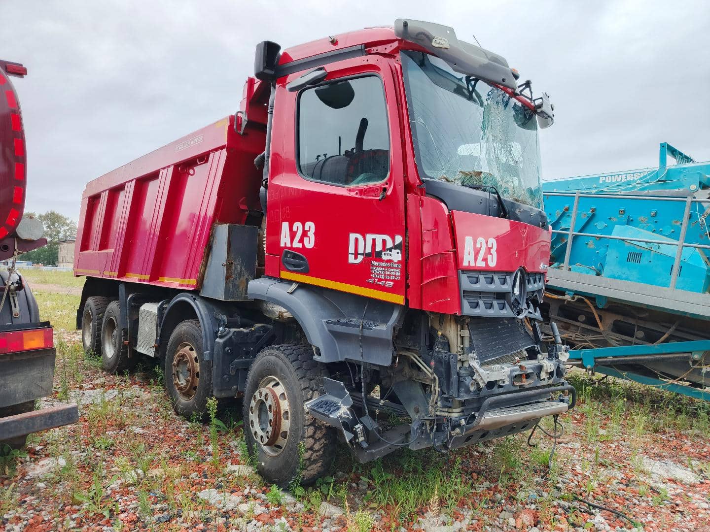 Mercedes-Benz Arocs 4145 K ,  214 500 км, 2021 года