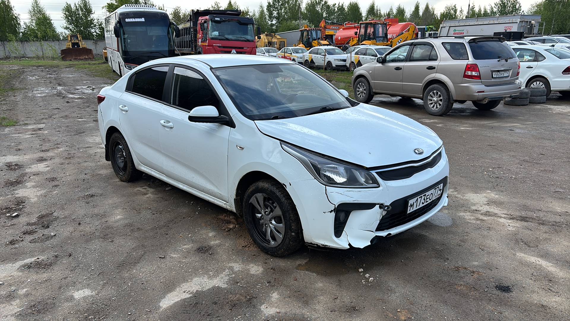 KIA Rio,  174 223 км, 2020 года