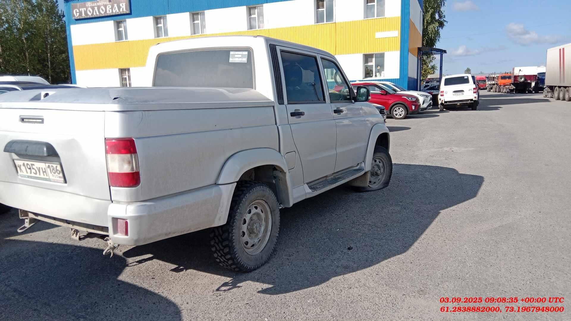 УАЗ Pickup,  100 000 км, 2023 года в лизинг