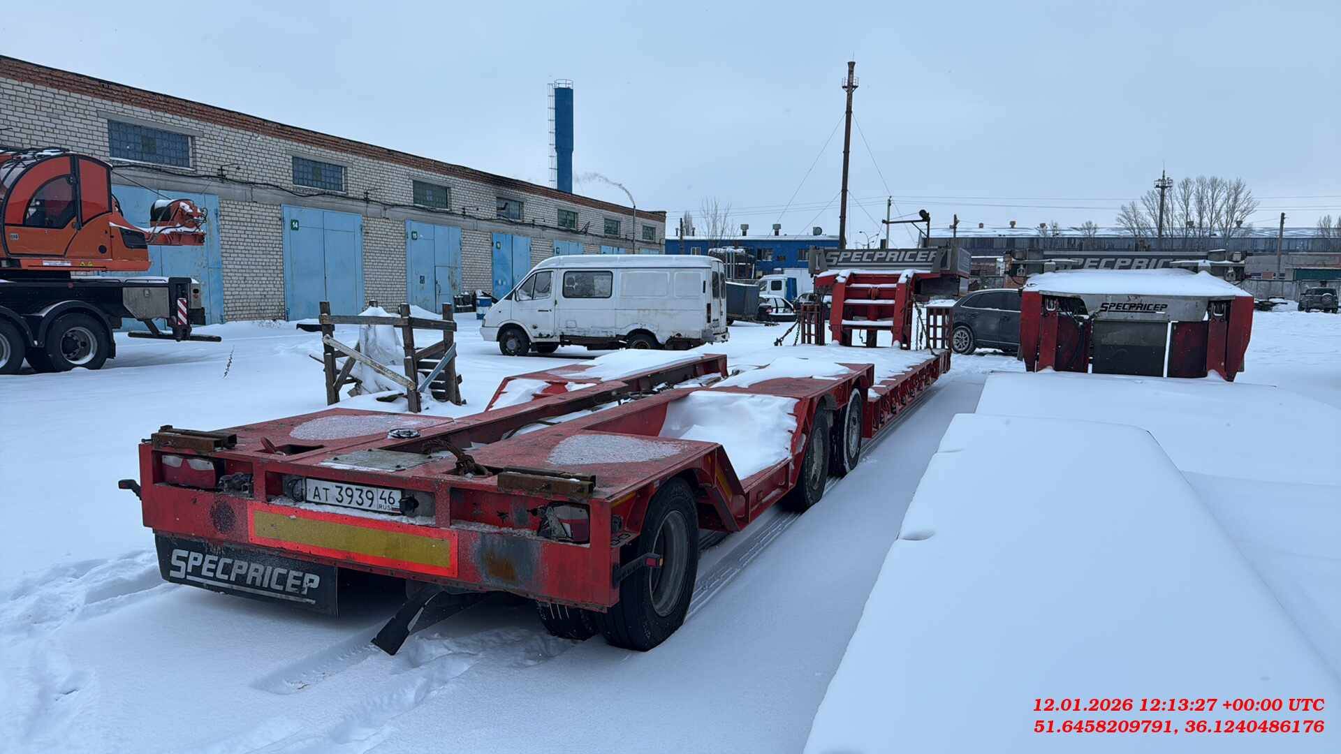 Компания СпецПрицеп Тяжеловоз низкорамный 9942D3, 2022 года в лизинг