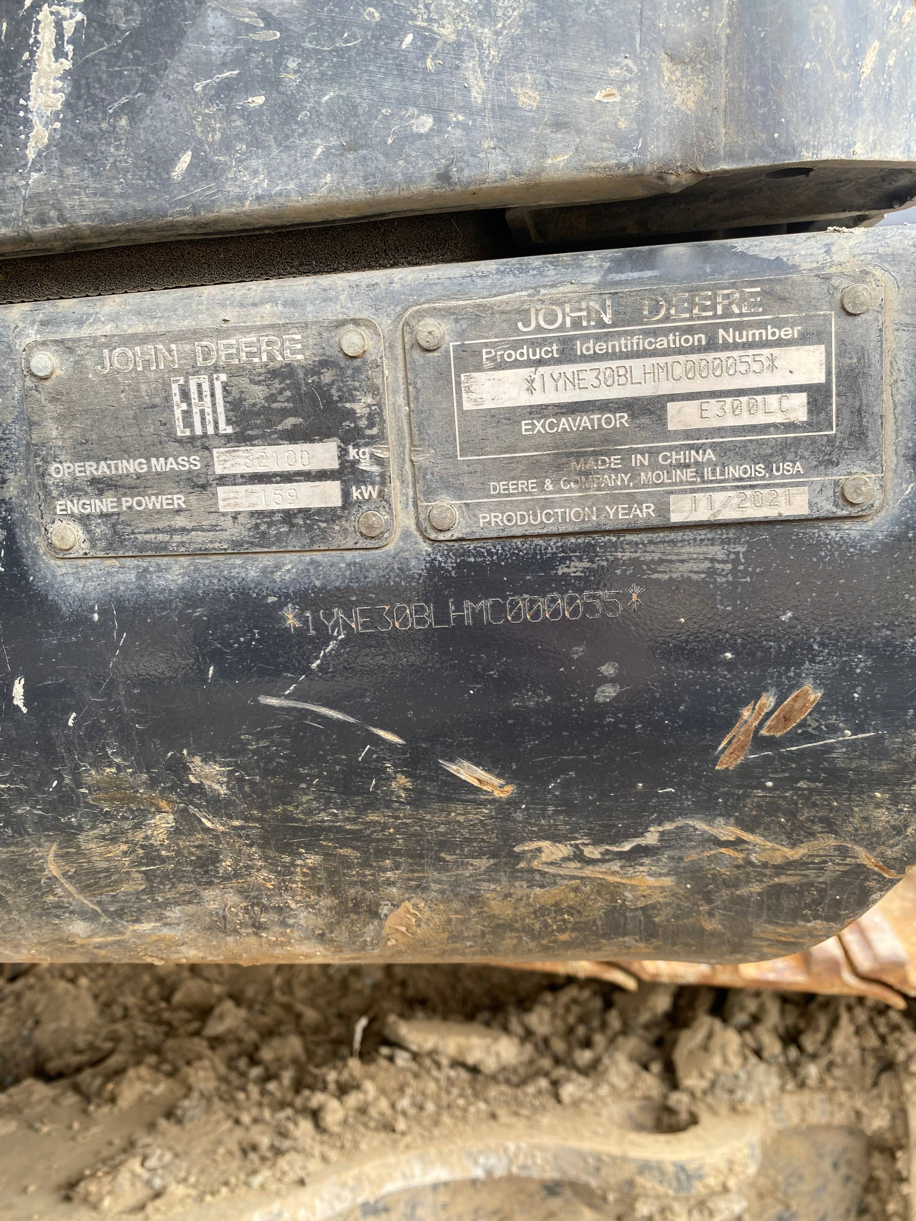 John Deere E300LC Лот 000000487
