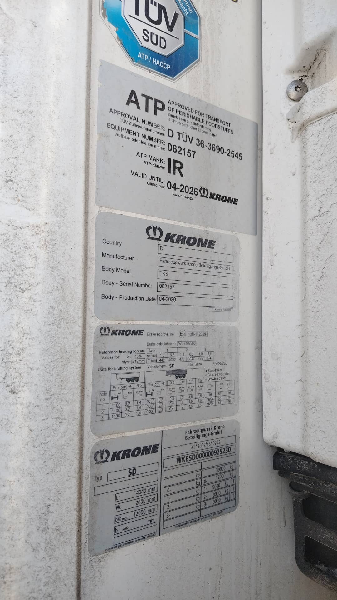 KRONE Рефрижератор SD, 2020 года в лизинг