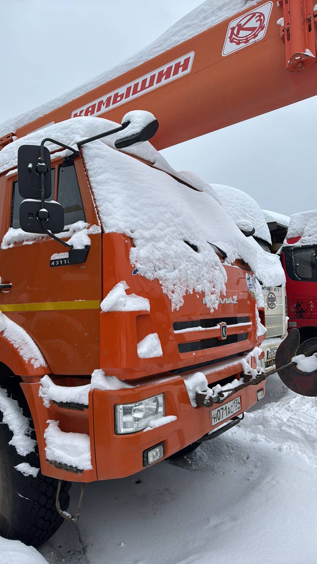 Камышинский Крановый Завод КС-55729-5K-31 KAMAZ-43118 (6х6) г/п 32т. стрела 31м. 