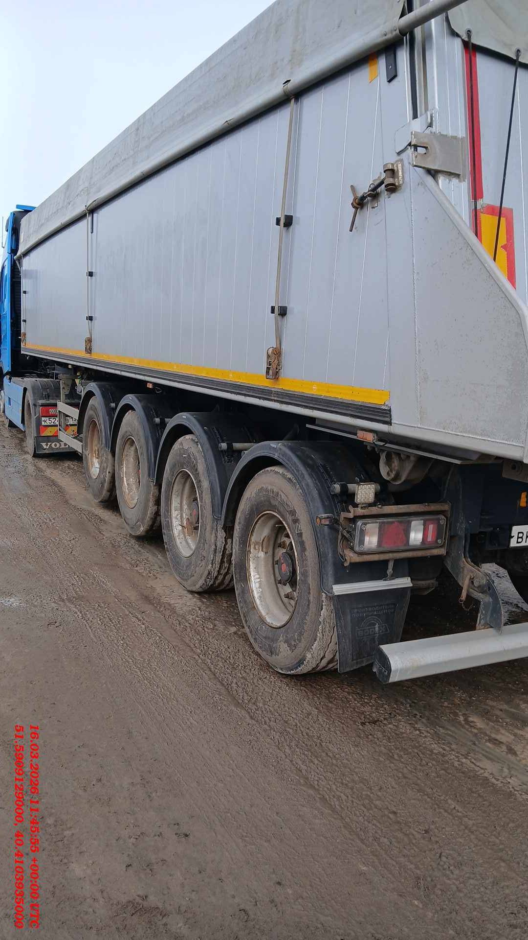 BODEX Самосвальный KIS 4WA1 40 м³, 2023 года в лизинг