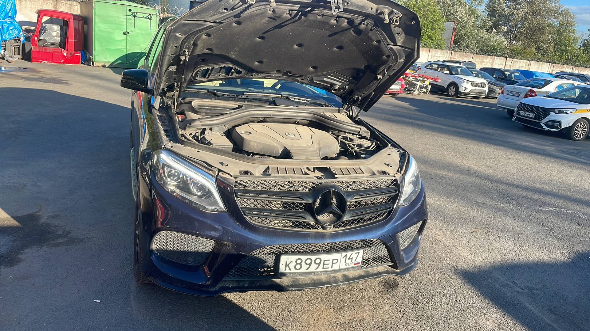 Mercedes-Benz GLE,  93 391 км, 2017 года в лизинг