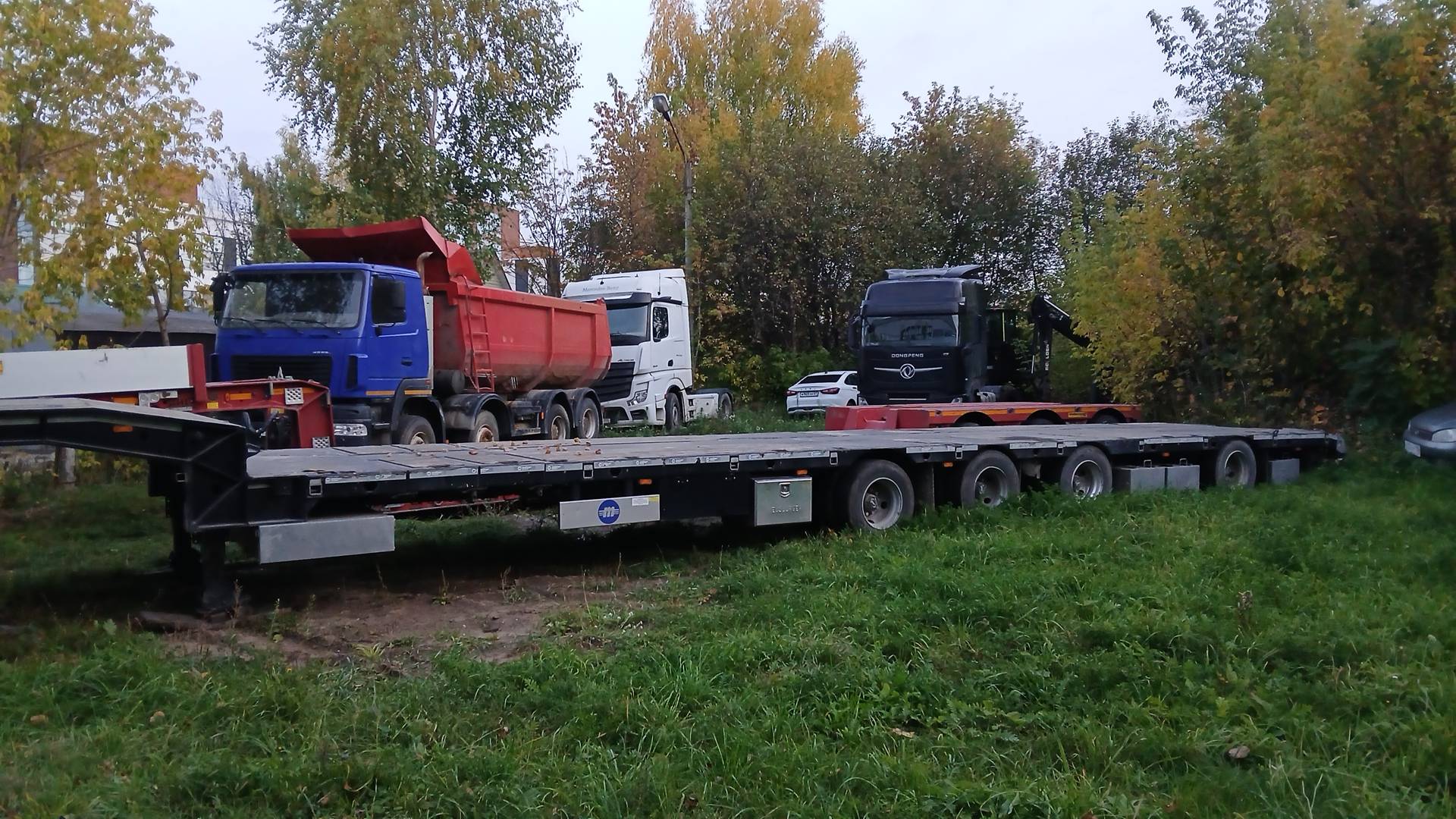 НОВТРАК Meusburger Тяжеловоз низкорамный раздвижной, ТP-480, 2023 года в лизинг