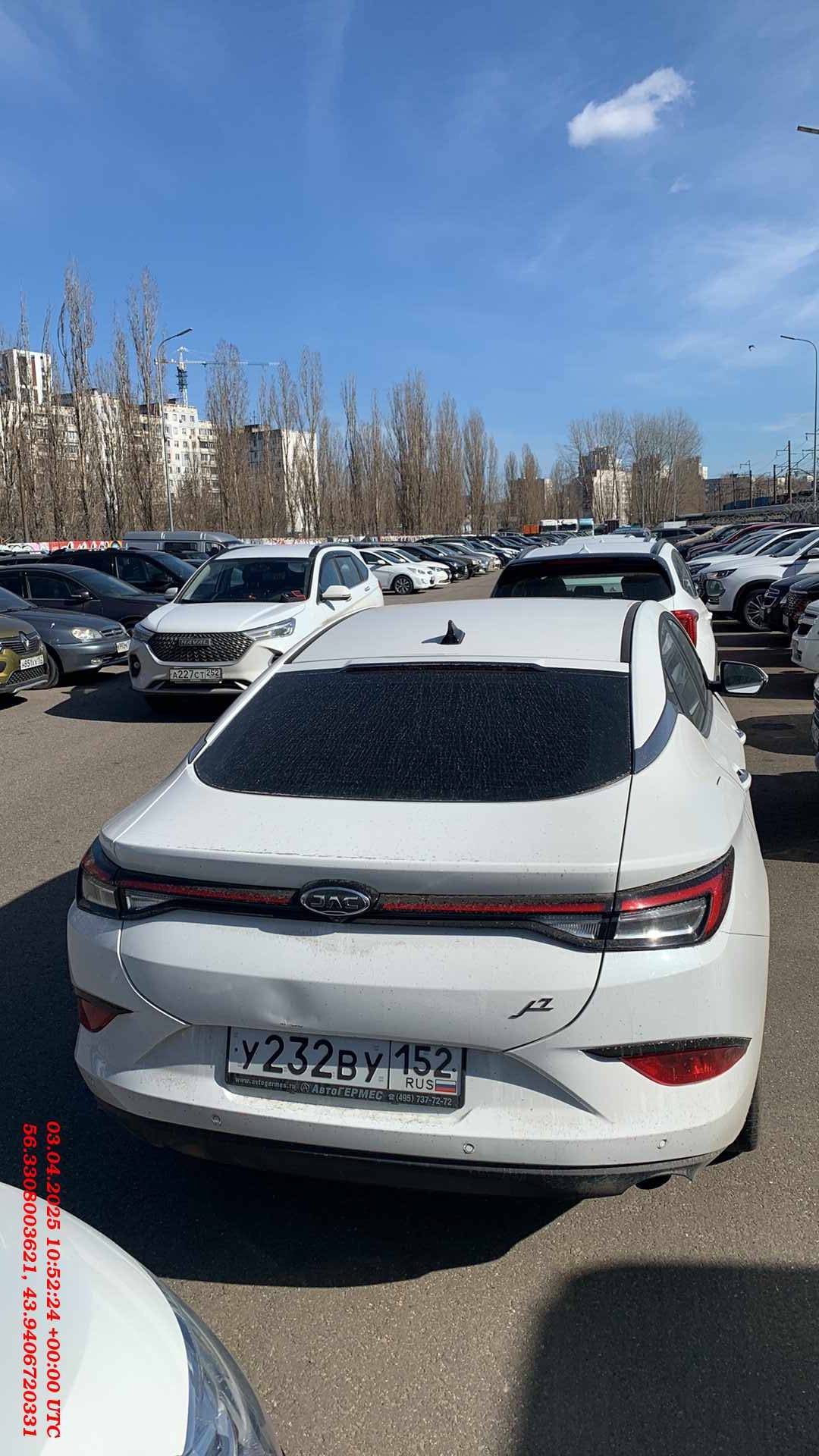 JAC J7,  83 060 км, 2023 года в лизинг