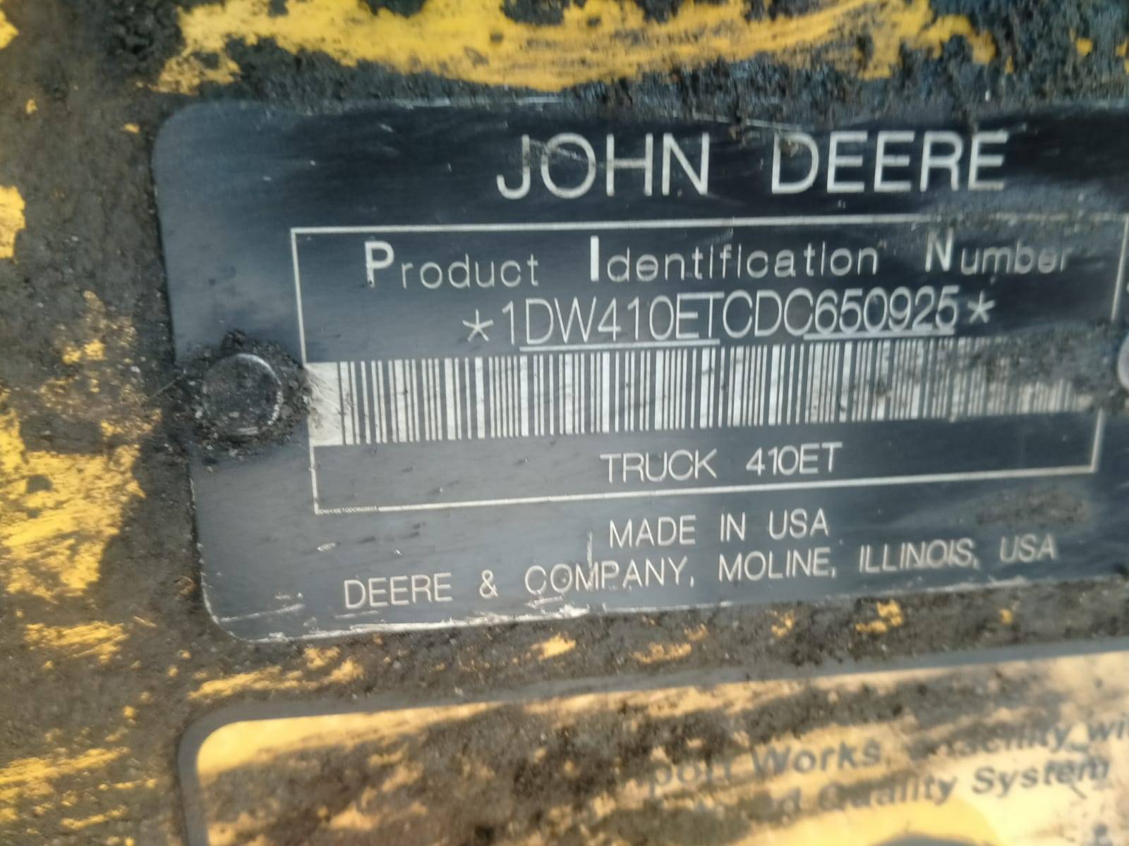 John Deere 410E Лот 000007350