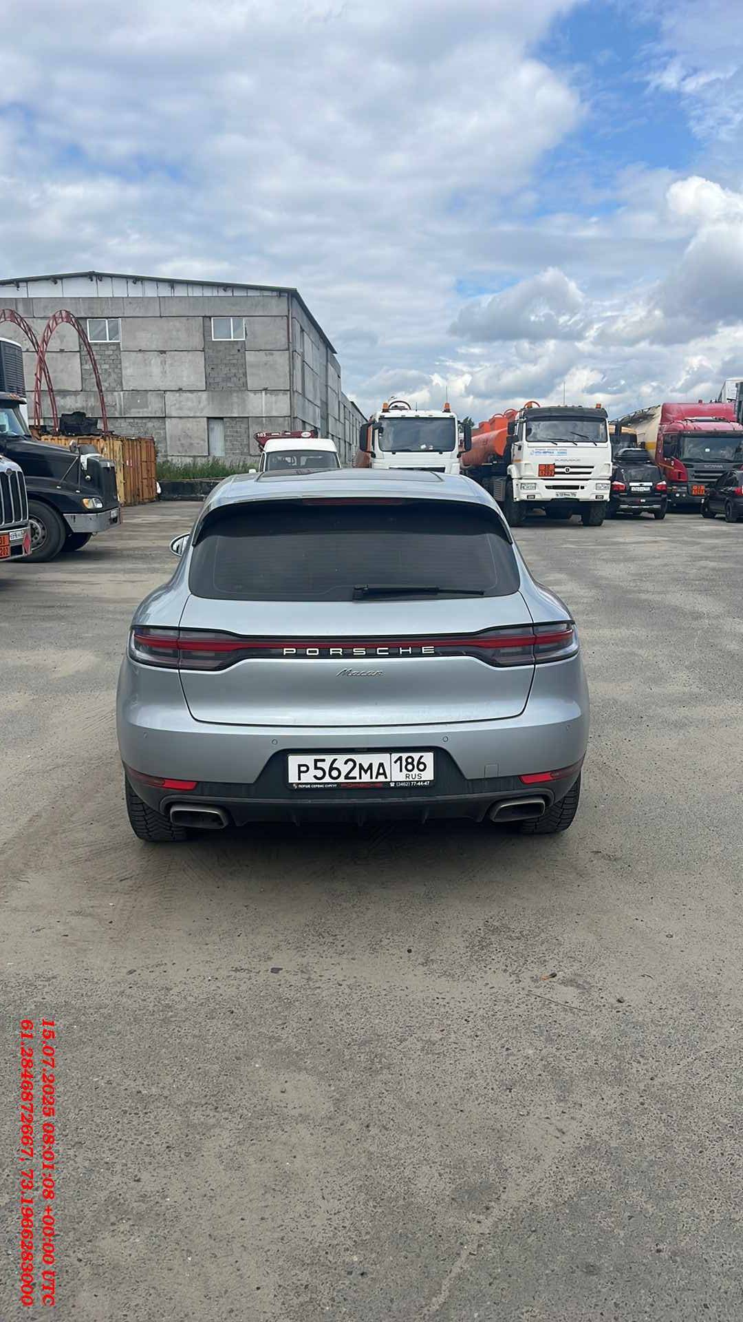 Porsche Macan,  97 791 км, 2021 года в лизинг