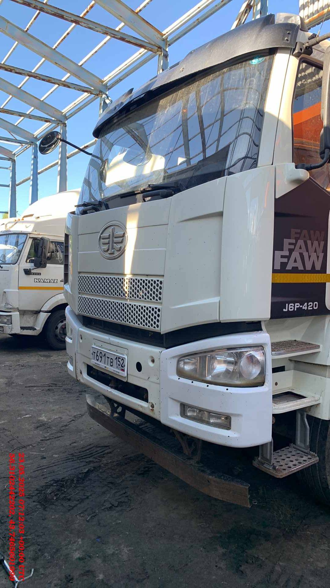 FAW CA3310P66K24T4E5 8х4,  155 657 км, 2022 года в лизинг