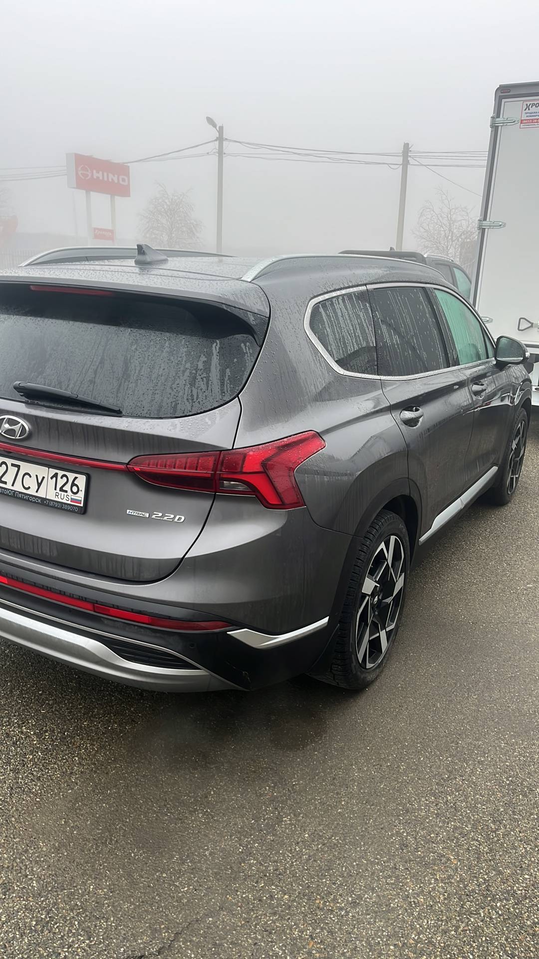 Hyundai Santa Fe,  52 378 км, 2022 года в лизинг