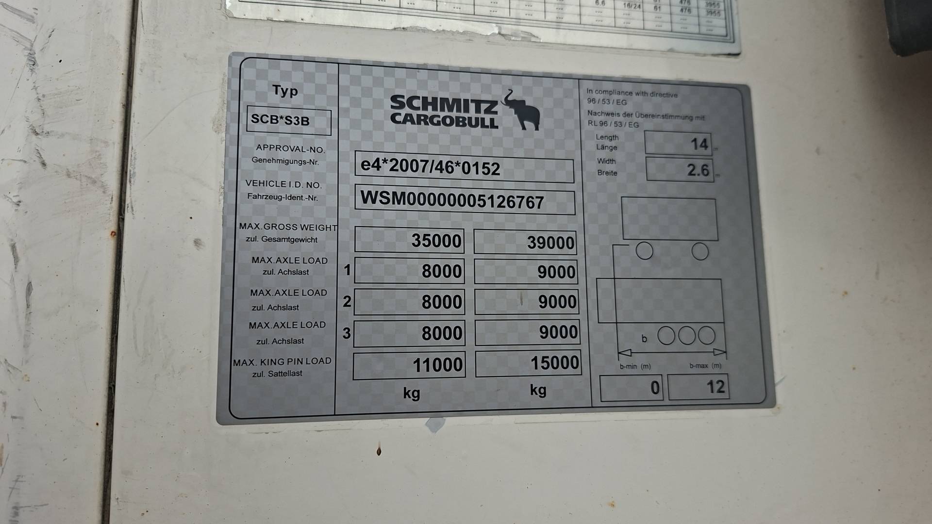 SCHMITZ Рефрижератор SCB*S3B, 2014 года в лизинг