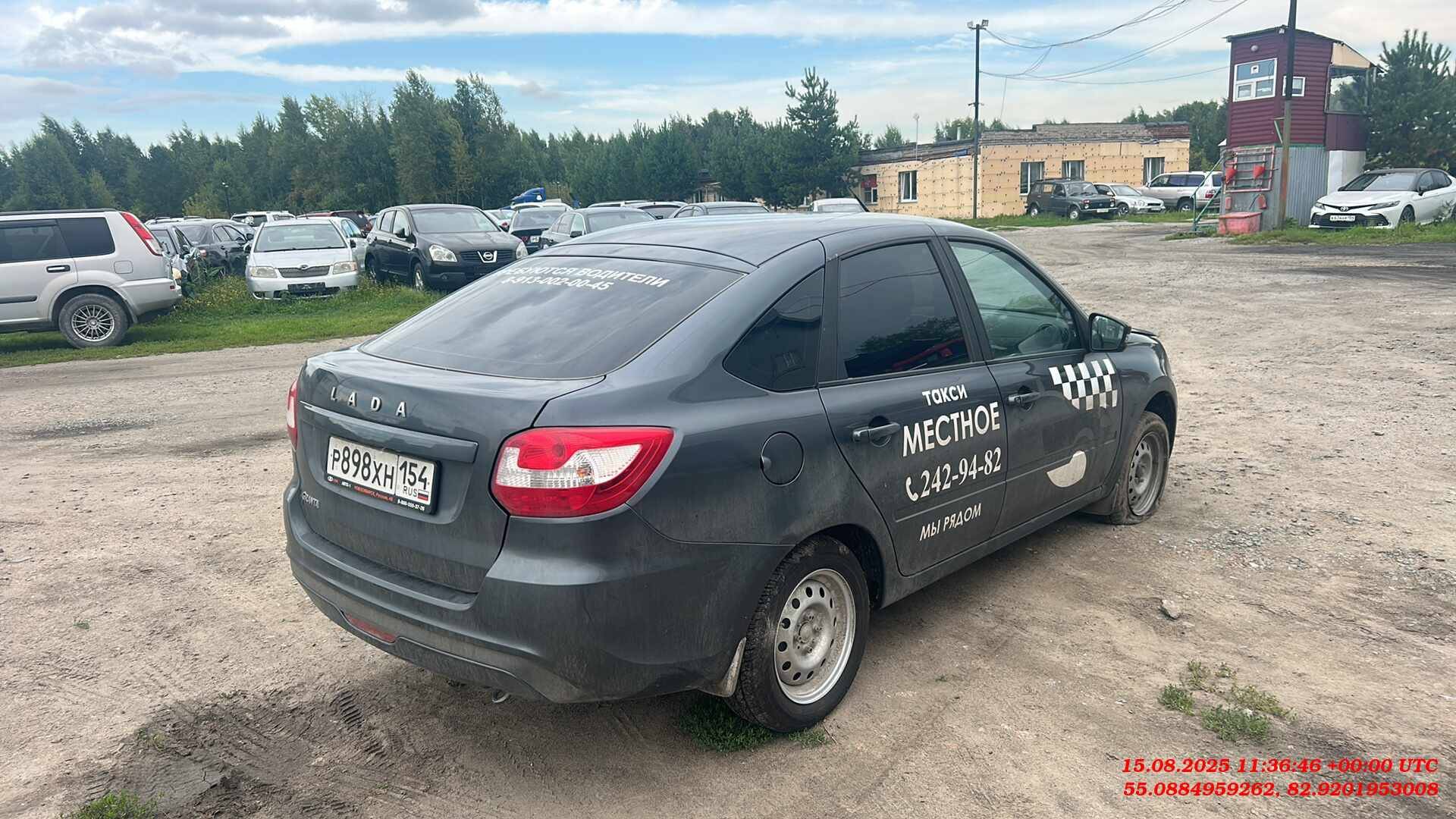 Lada Granta лифтбек,  7 133 км, 2024 года в лизинг