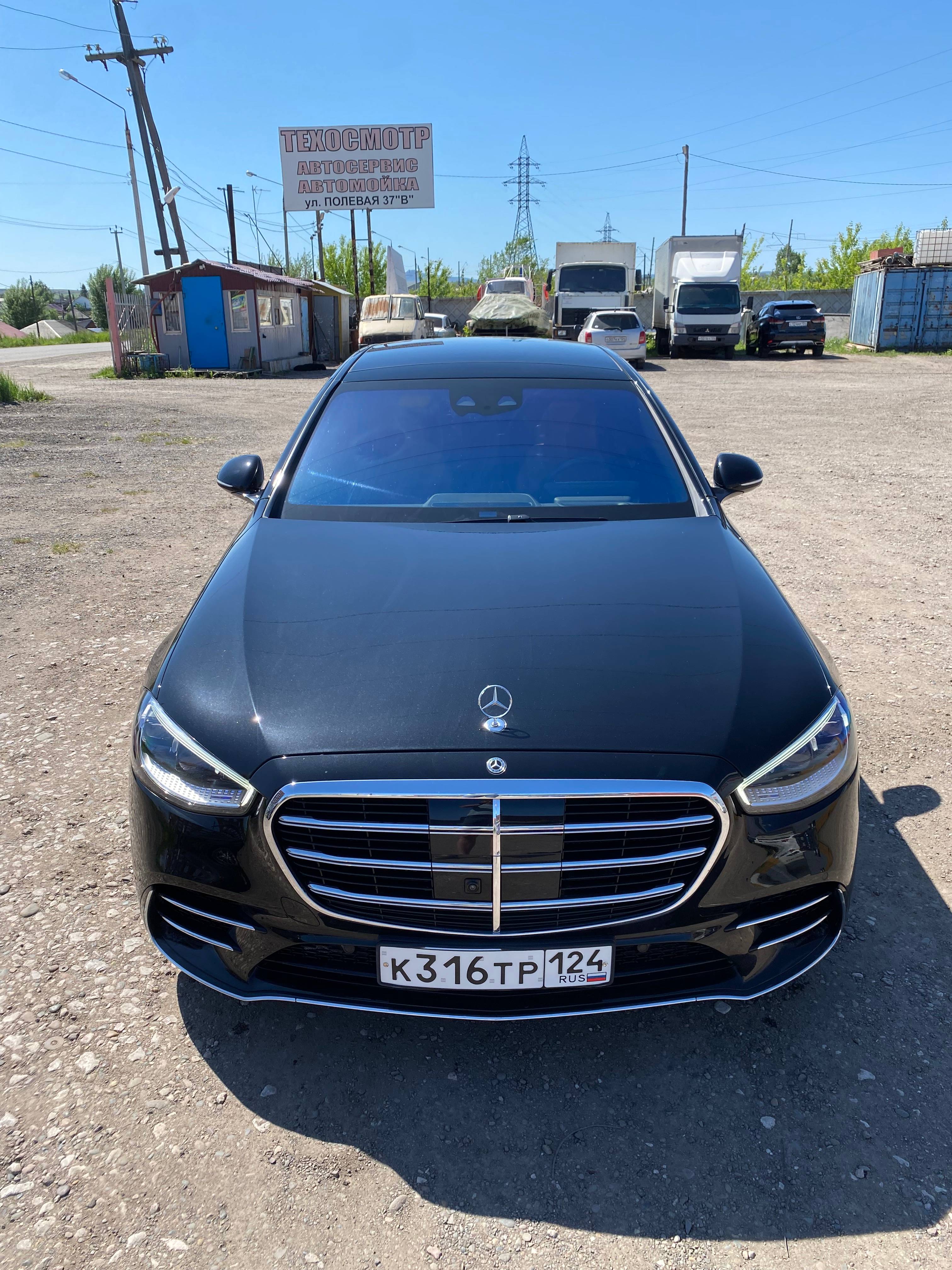 Mercedes-Benz S седан,  28 593 км, 2021 года в лизинг