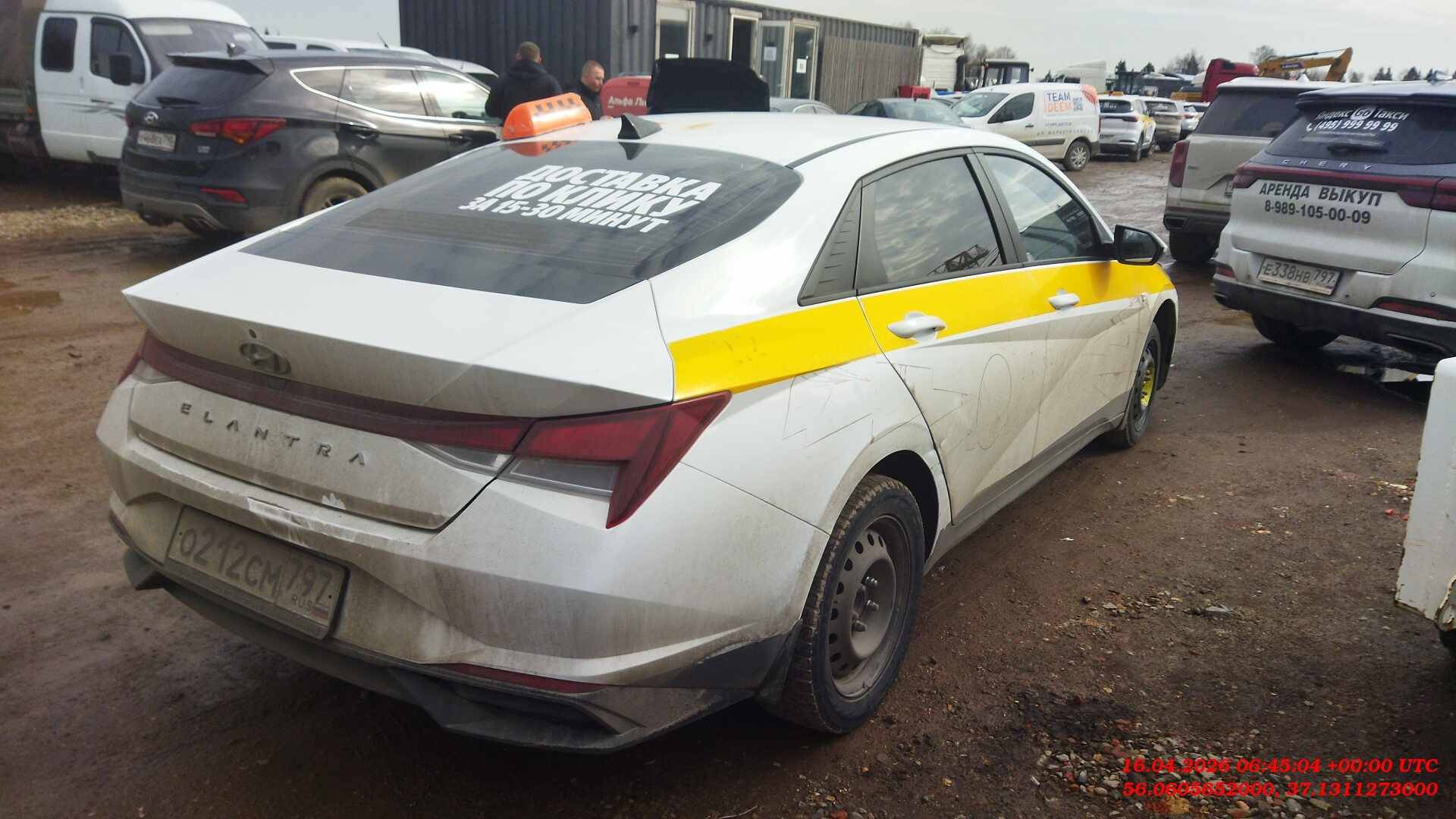 Hyundai Elantra,  119 000 км, 2021 года в лизинг