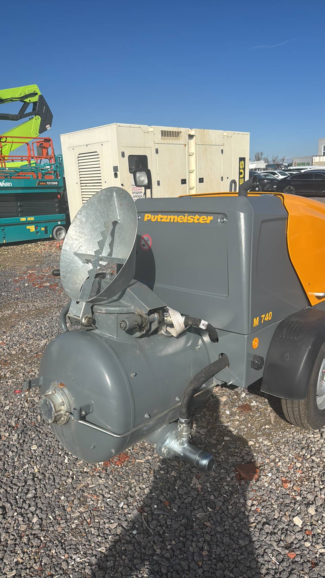 PUTZMEISTER M740 D специальный, пневмонагнетатель, 2024 года в лизинг