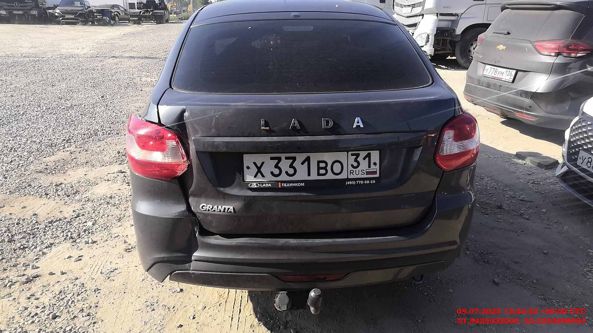 Lada Granta лифтбек,  99 431 км, 2022 года в лизинг