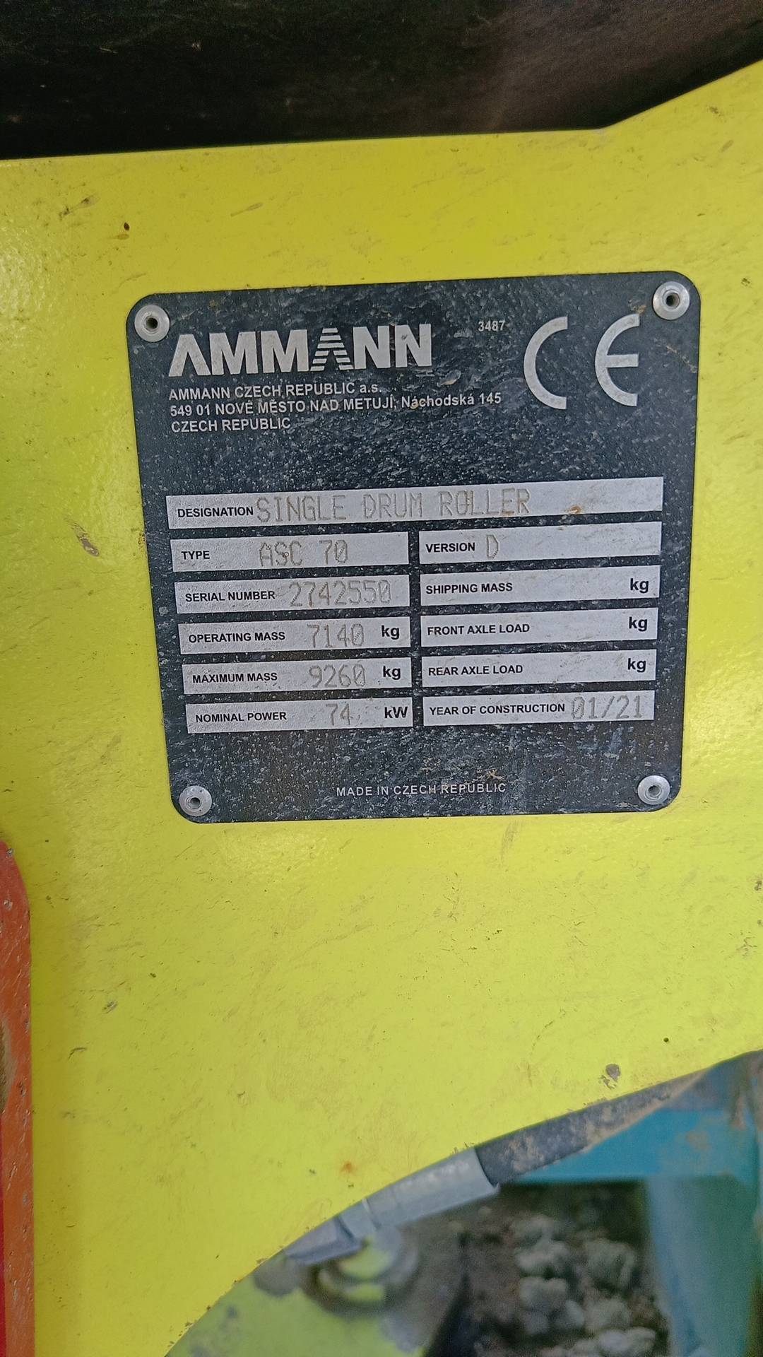 AMMANN ASC70D, 2021 года в лизинг