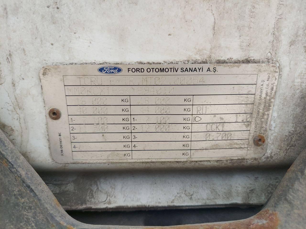 Ford F-MAX (CCK1) 1850T Лот 000007673