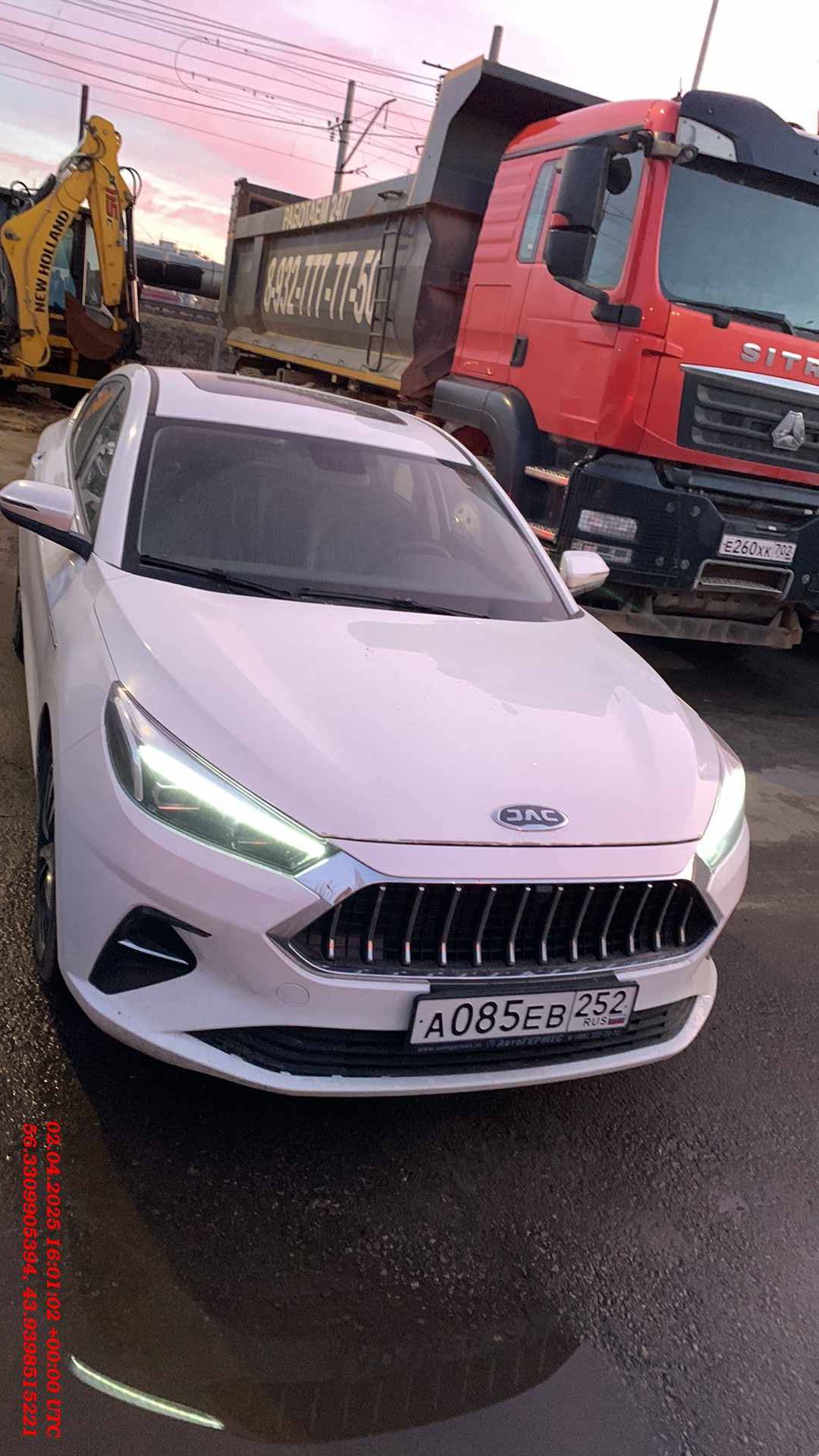 JAC J7,  106 481 км, 2023 года в лизинг