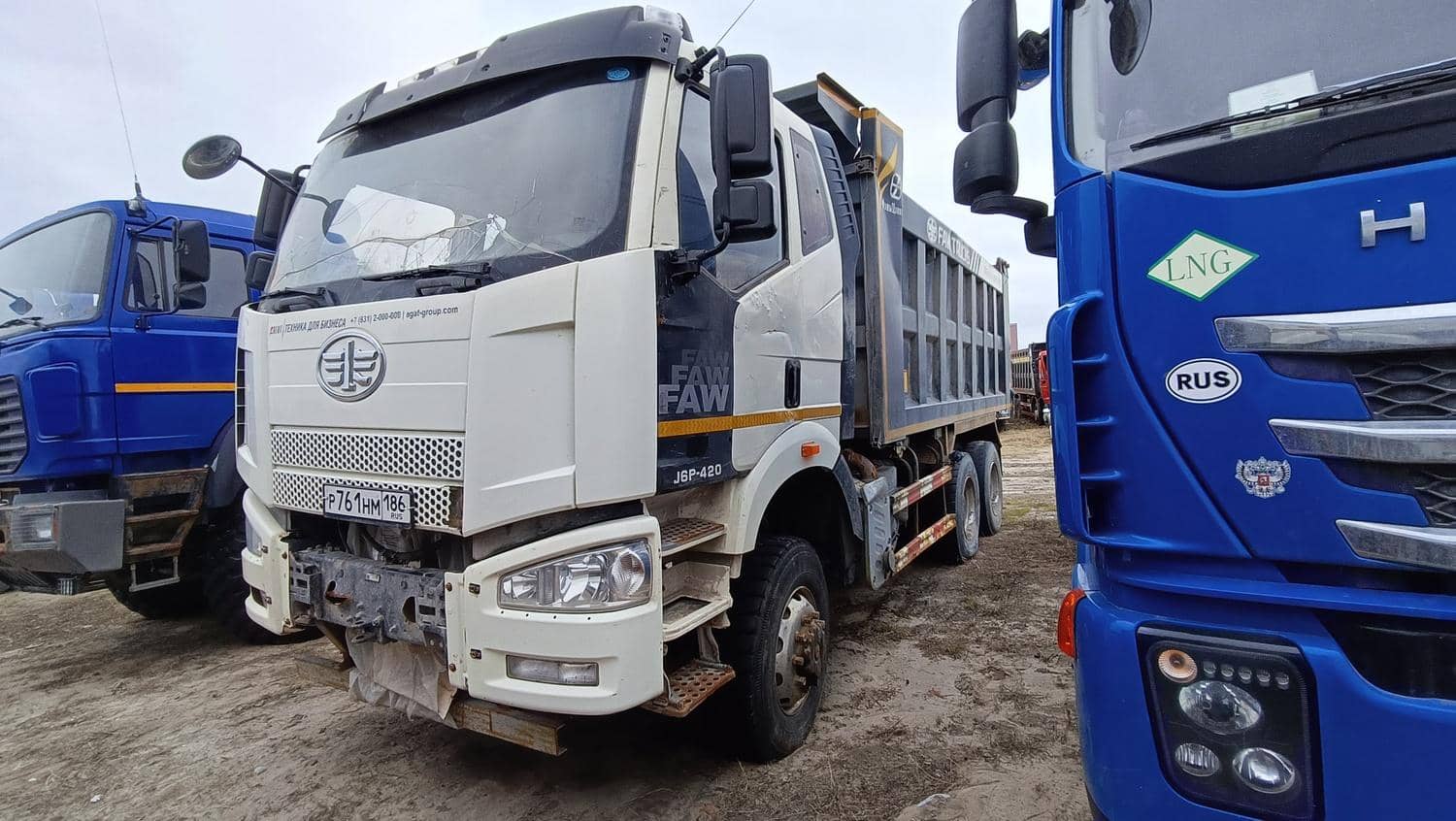 FAW CA3250P66K24L1TE5 6x6,  100 509 км, 2022 года в лизинг