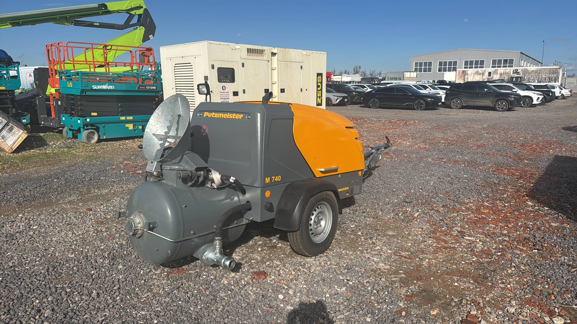 PUTZMEISTER M740 D специальный, пневмонагнетатель, 2024 года в лизинг