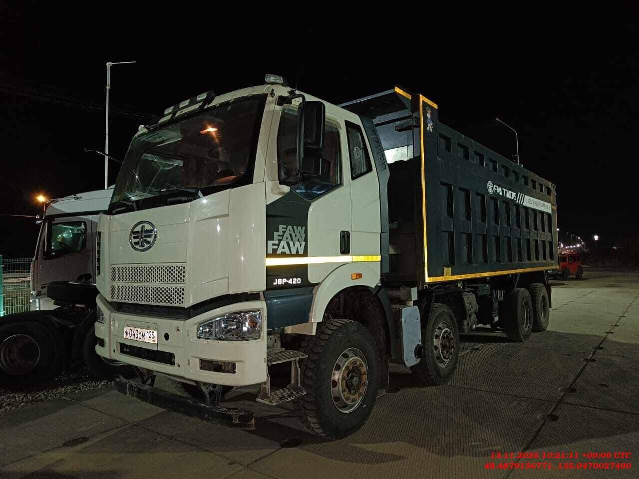 FAW CA3310P66K24T4E5 8х4,  99 812 км, 2022 года в лизинг