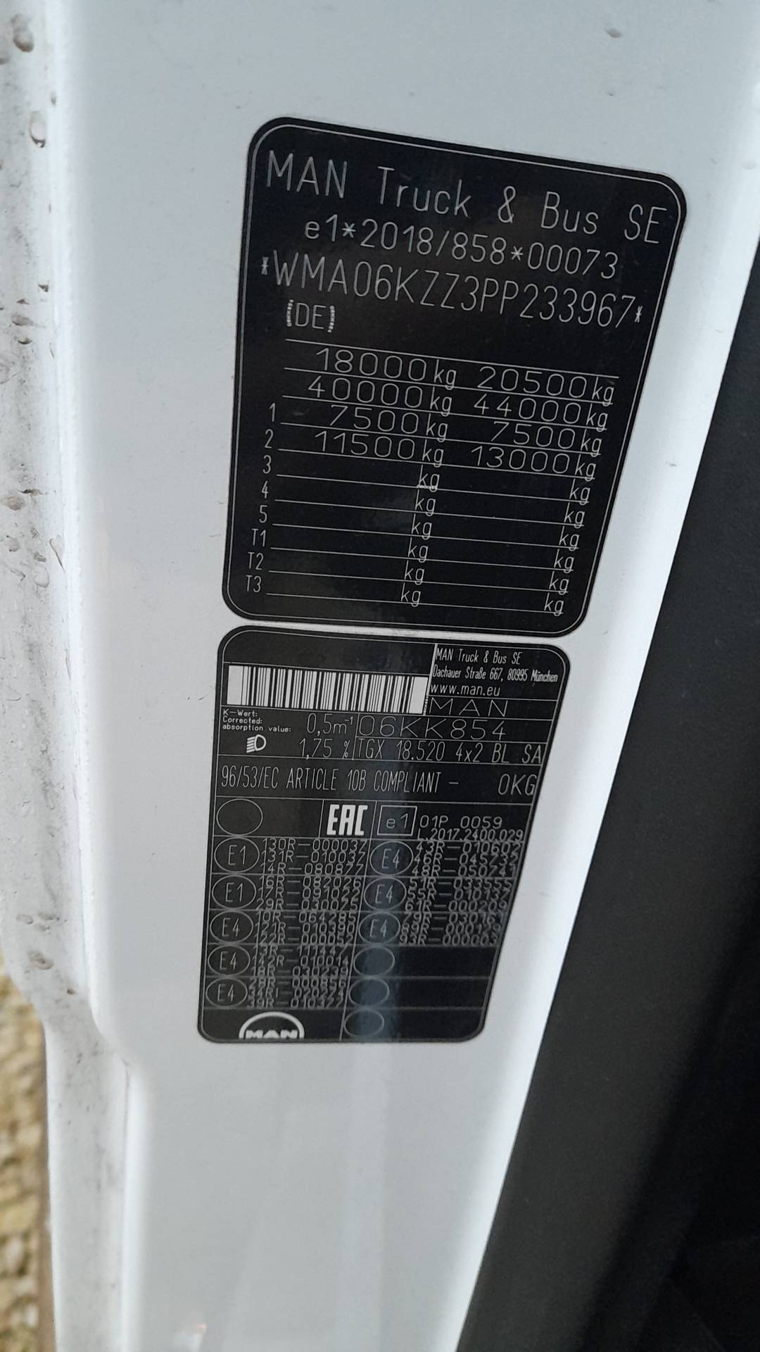 MAN TGX 18.520 4X2 BLS,  224 272 км, 2023 года в лизинг