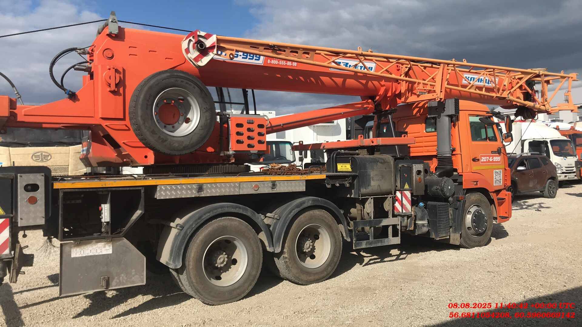 Клинцы ПКС-55713-1К-4В КАМАЗ-65115 (6х4) г/п 25т. стрела 32,5м.,  3 417 км, 2022 года в лизинг