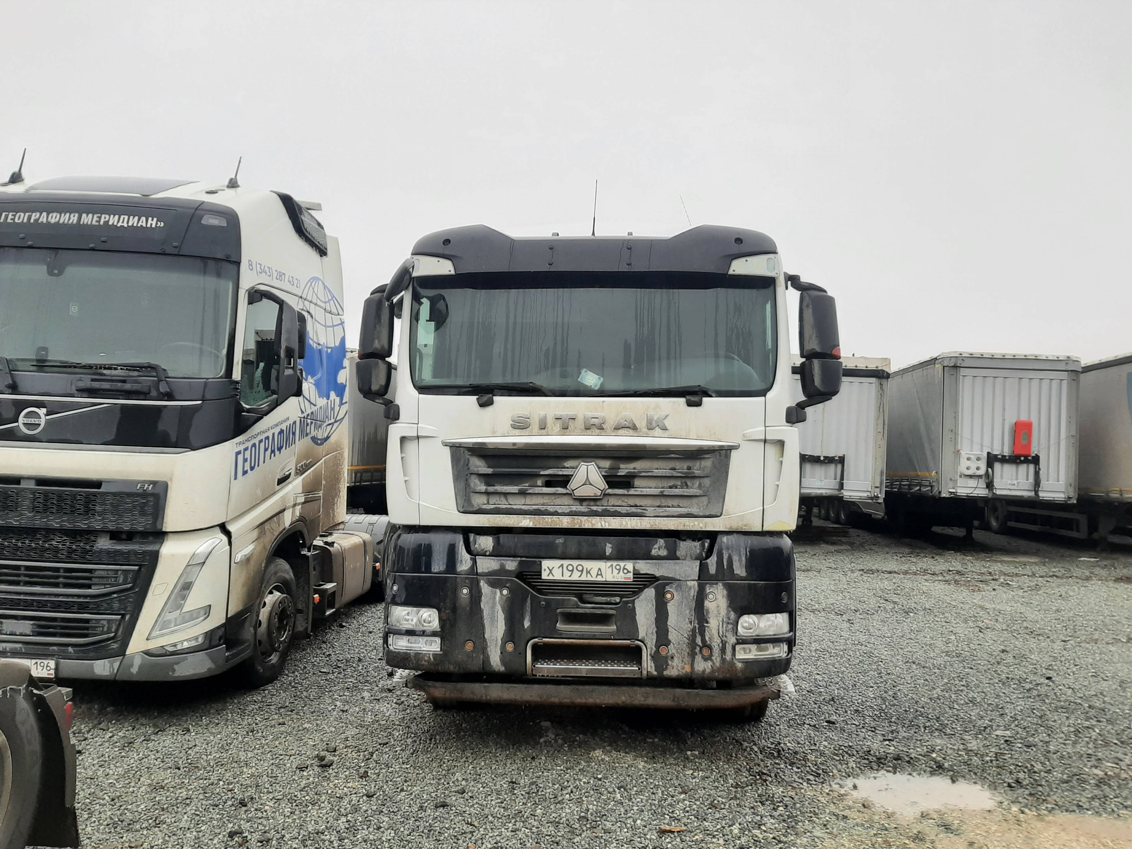 Sitrak С7Н 6×4 ZZ4256V364HE,  286 931 км, 2022 года