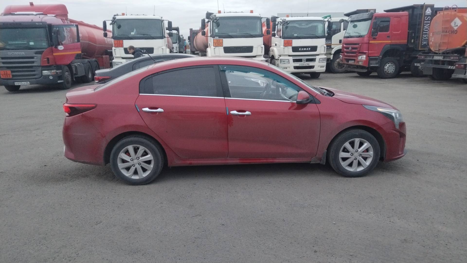 KIA Rio,  212 939 км, 2021 года в лизинг