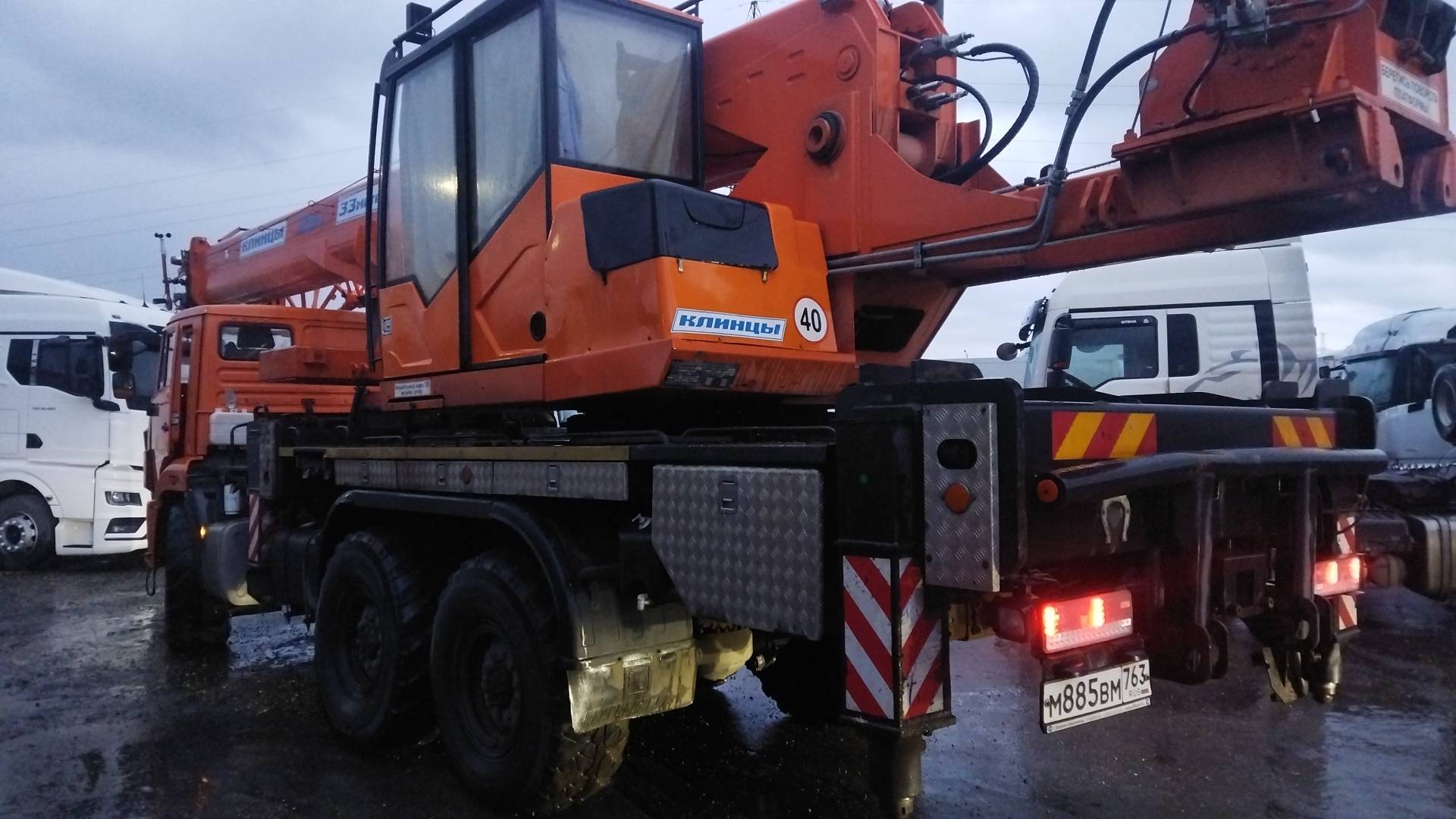 Клинцы ПКС-55713-5К-4В КамАЗ-43118 (6х6) г/п 25т. стрела 33м.,  28 537 км, 2020 года в лизинг