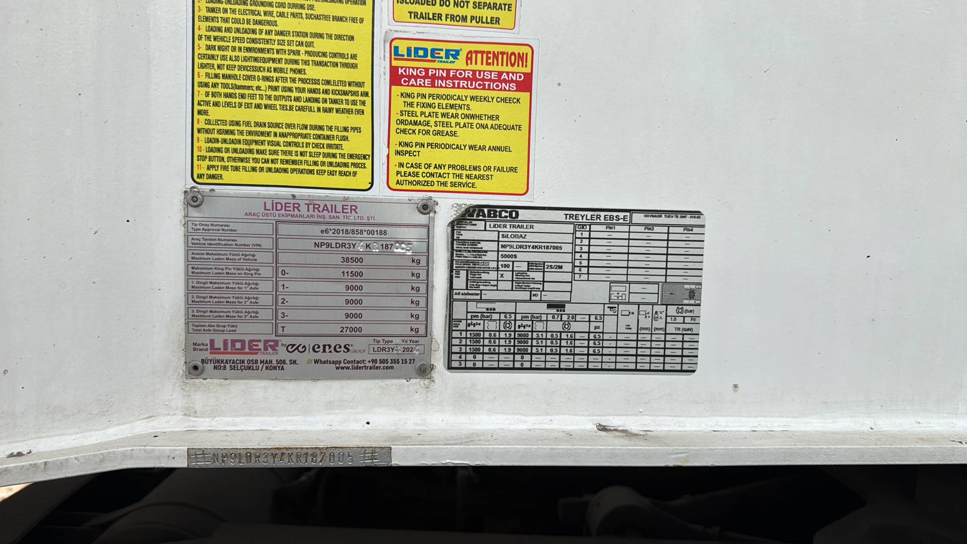 Lider Trailer LDR3YR, 2024 года в лизинг