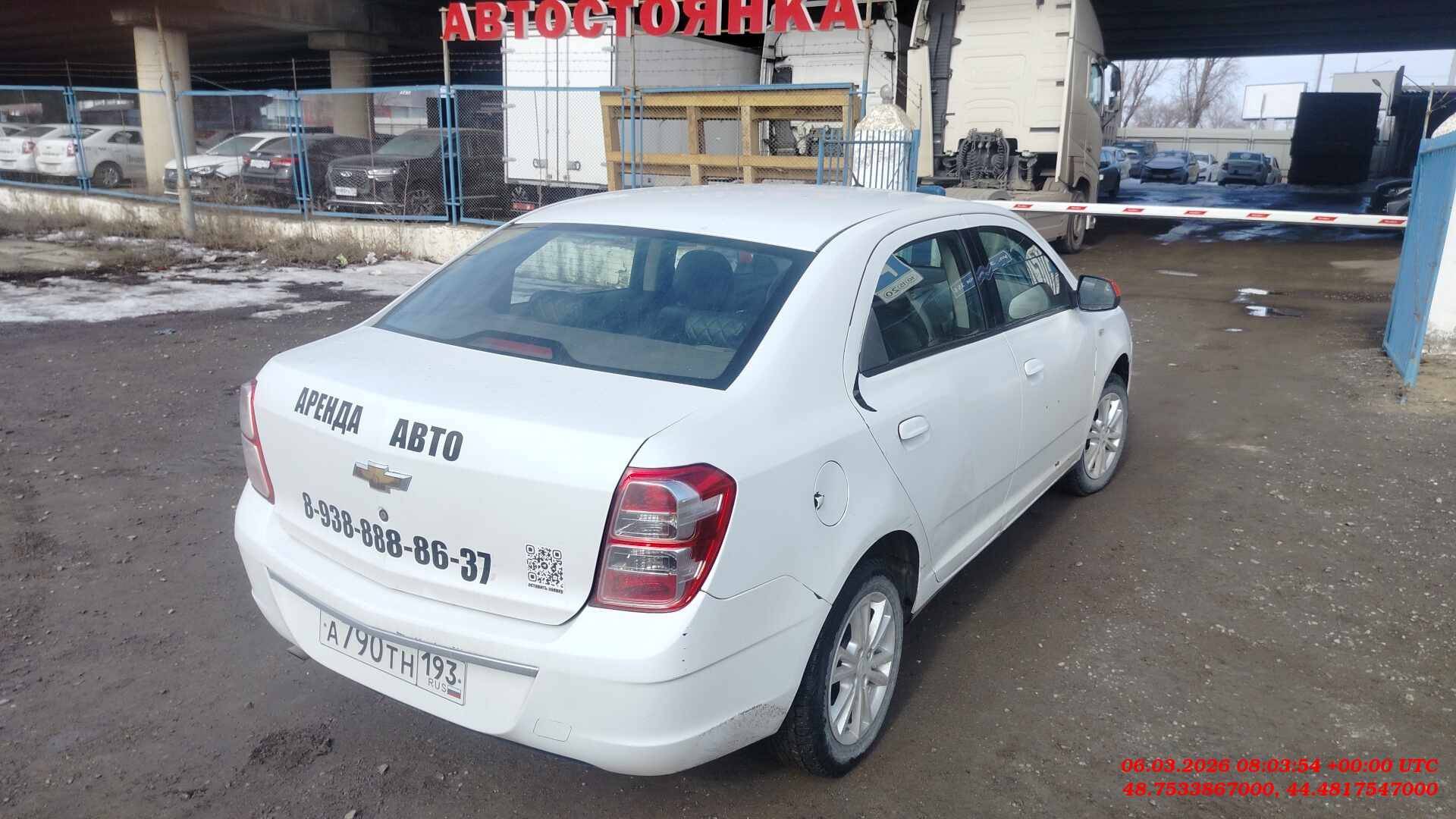 Chevrolet Cobalt,  68 879 км, 2023 года в лизинг