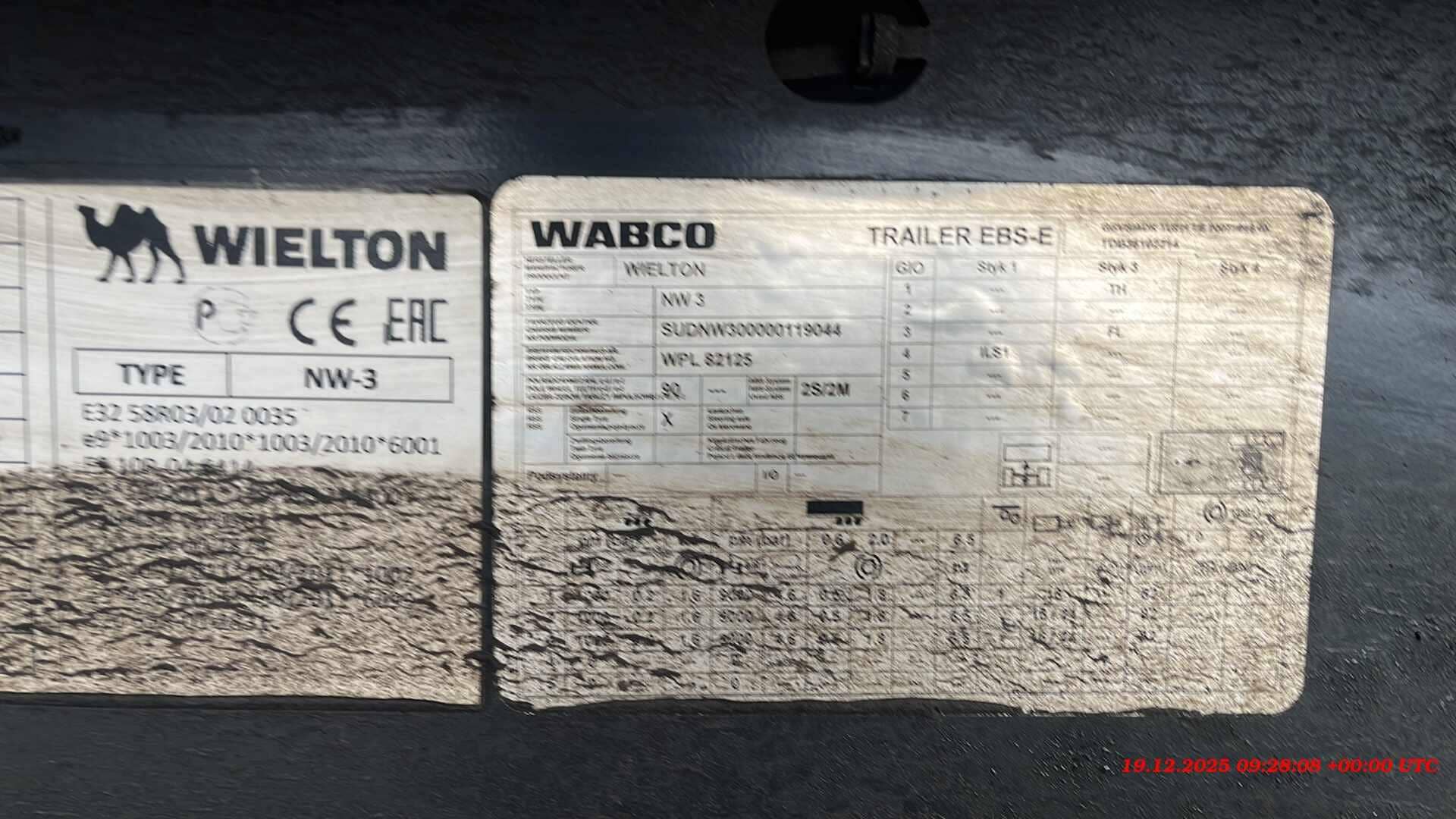 Wielton NW 3 А 48 SD, 2023 года в лизинг