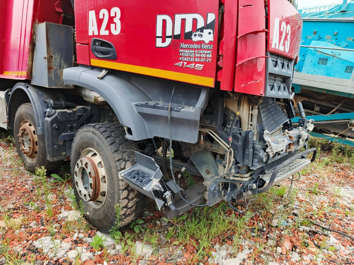 Mercedes-Benz Arocs 4145 K ,  214 500 км, 2021 года