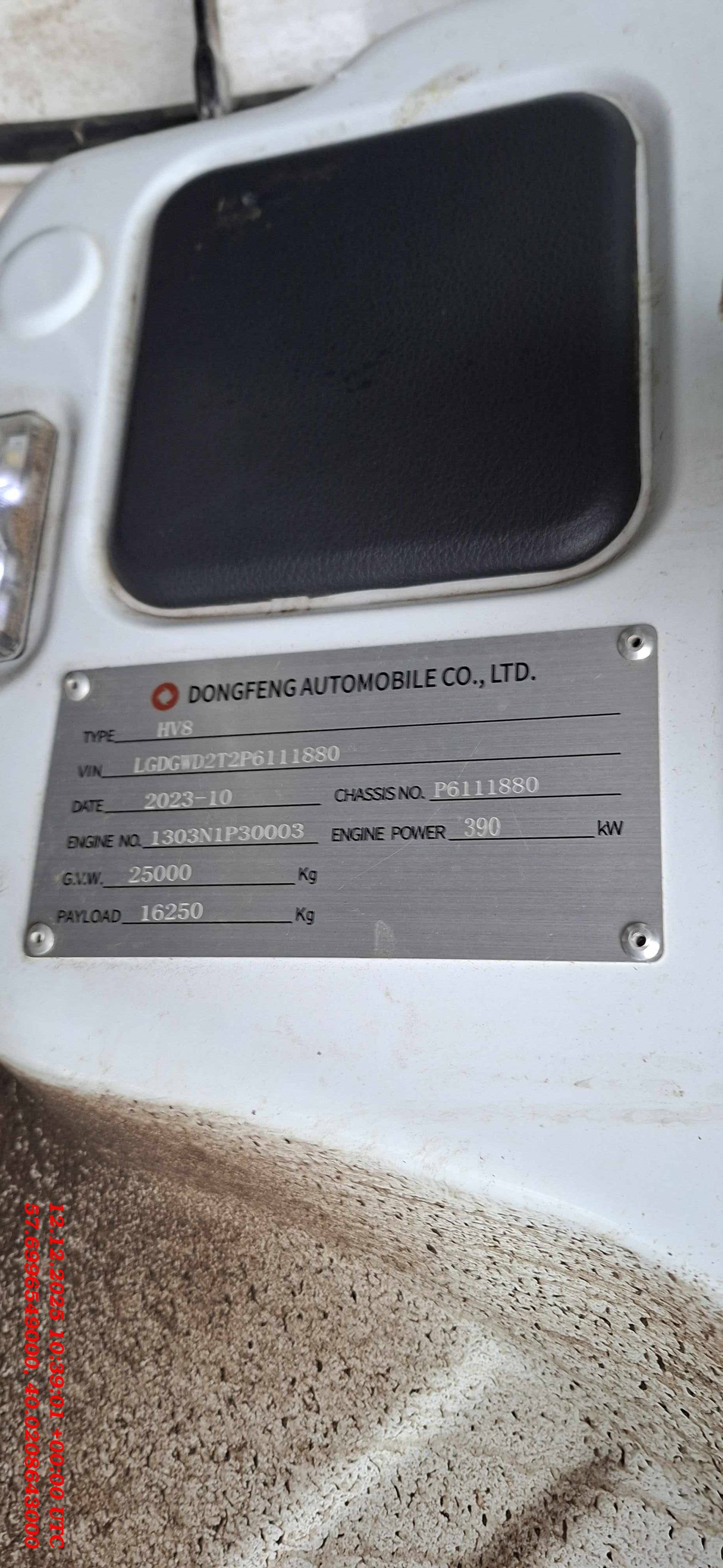 DongFeng VASOL HV8,  92 720 км, 2023 года в лизинг