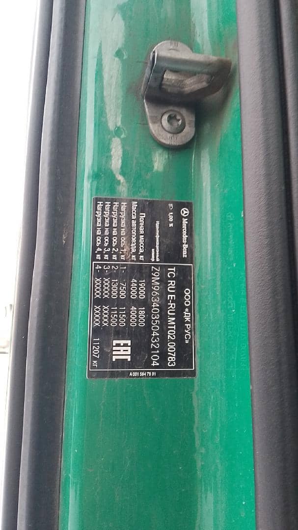 Mercedes-Benz Actros 4 1842 LS 4x2 (BigSpace),  628 107 км, 2019 года