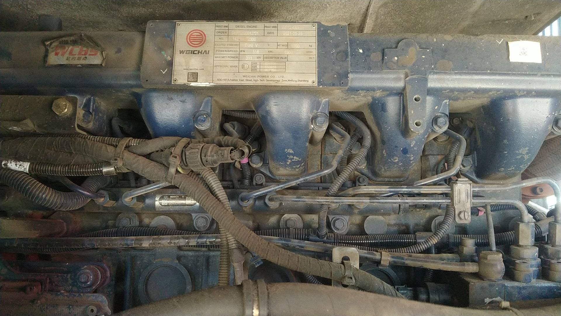 Shacman SX33186V366,  160 468 км, 2021 года